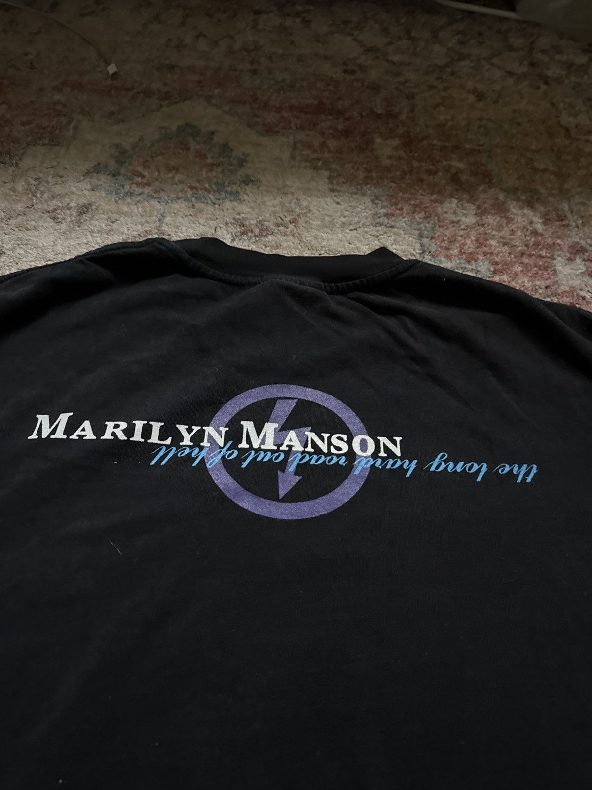 Marilyn Manson Vintage Marilyn Manson "The Long Hard Road Out of Hell" Size US XL / EU 56 / 4 - 5 Thumbnail