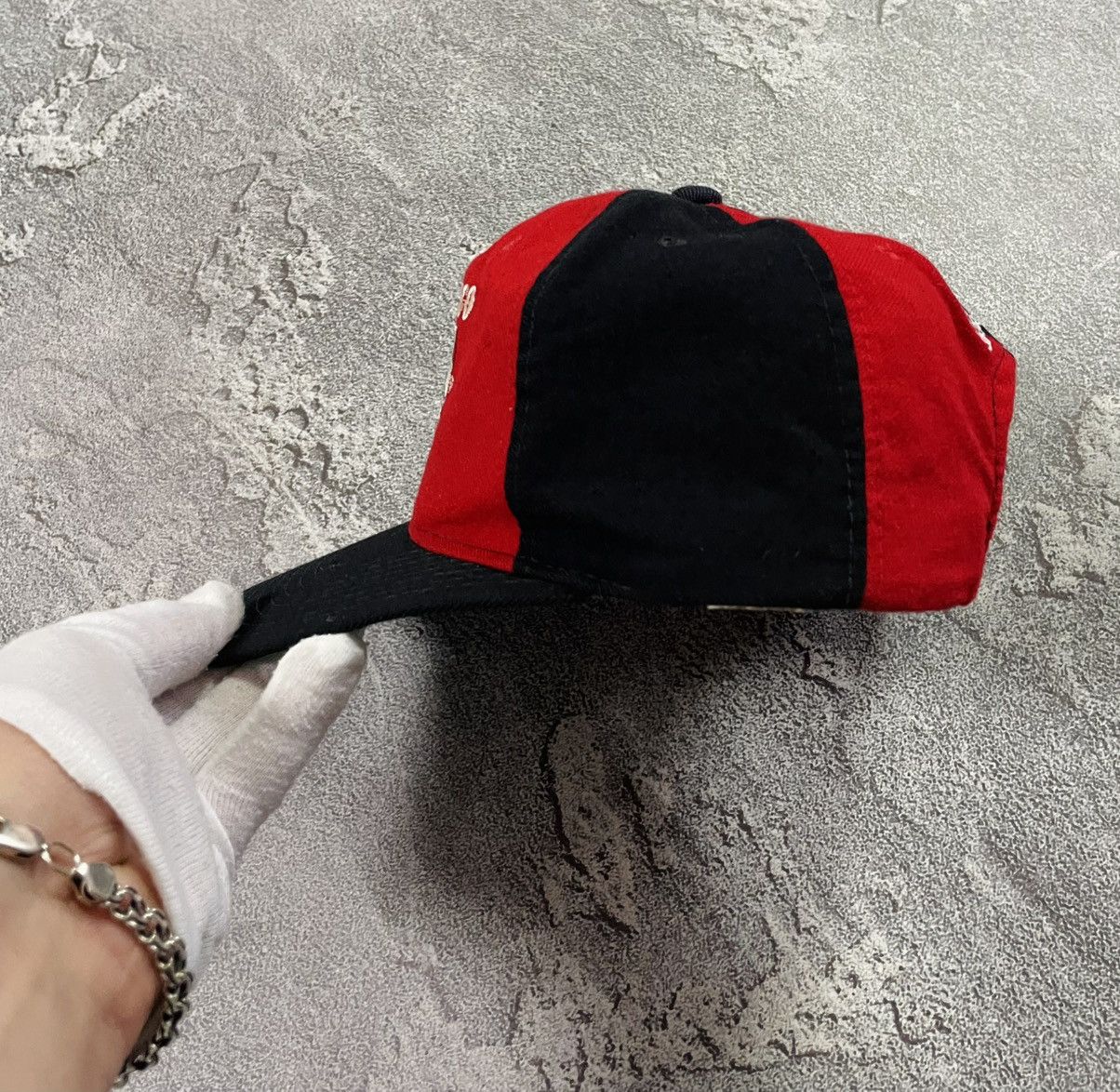 Starter Vintage 90’s STARTER Chicago Bulls NBA Wool Cap Snapback Hat Size ONE SIZE - 8 Thumbnail