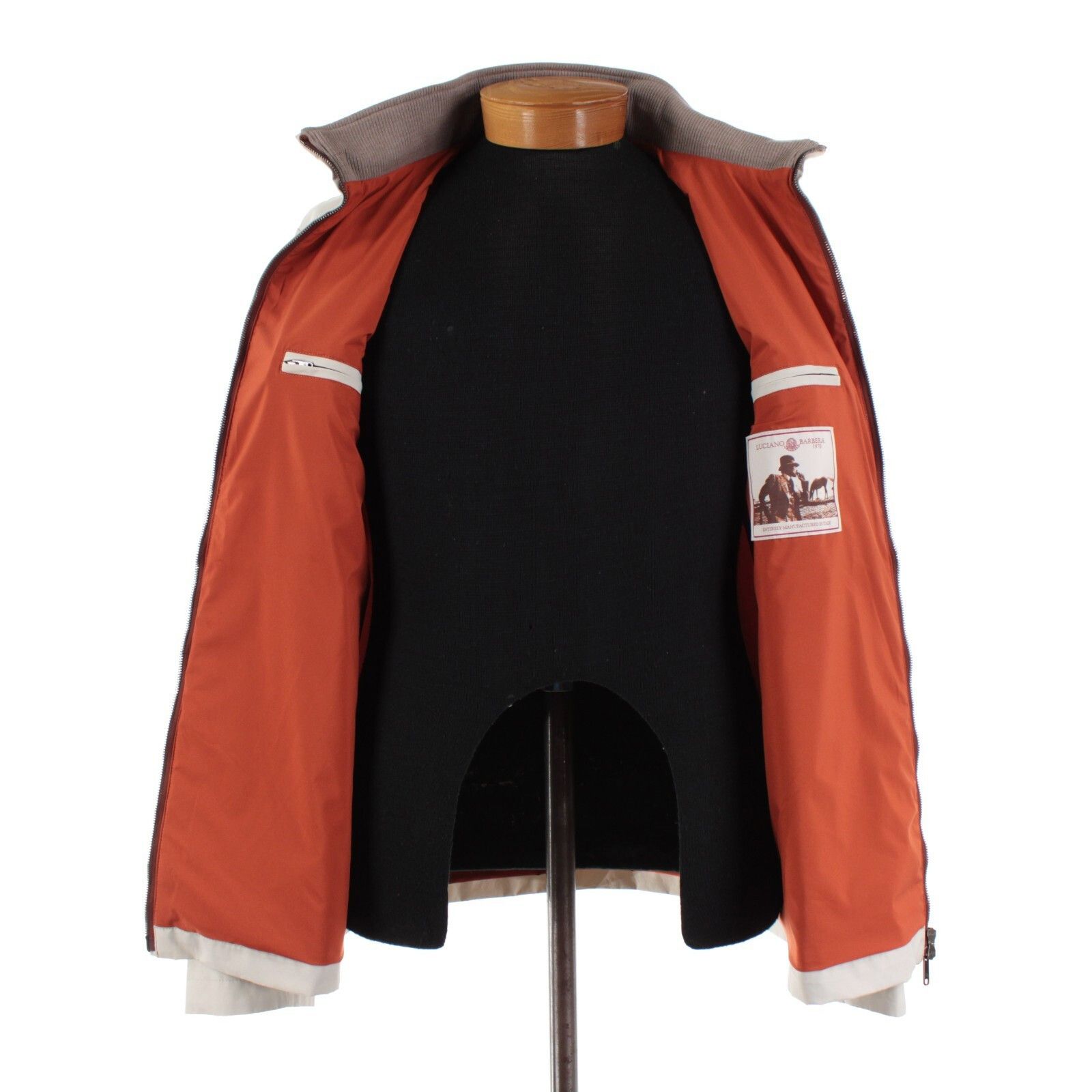 Luciano Barbera Luciano Barbera Jacket Size M US In Beige Cotton Blend Size US M / EU 48-50 / 2 - 9 Thumbnail