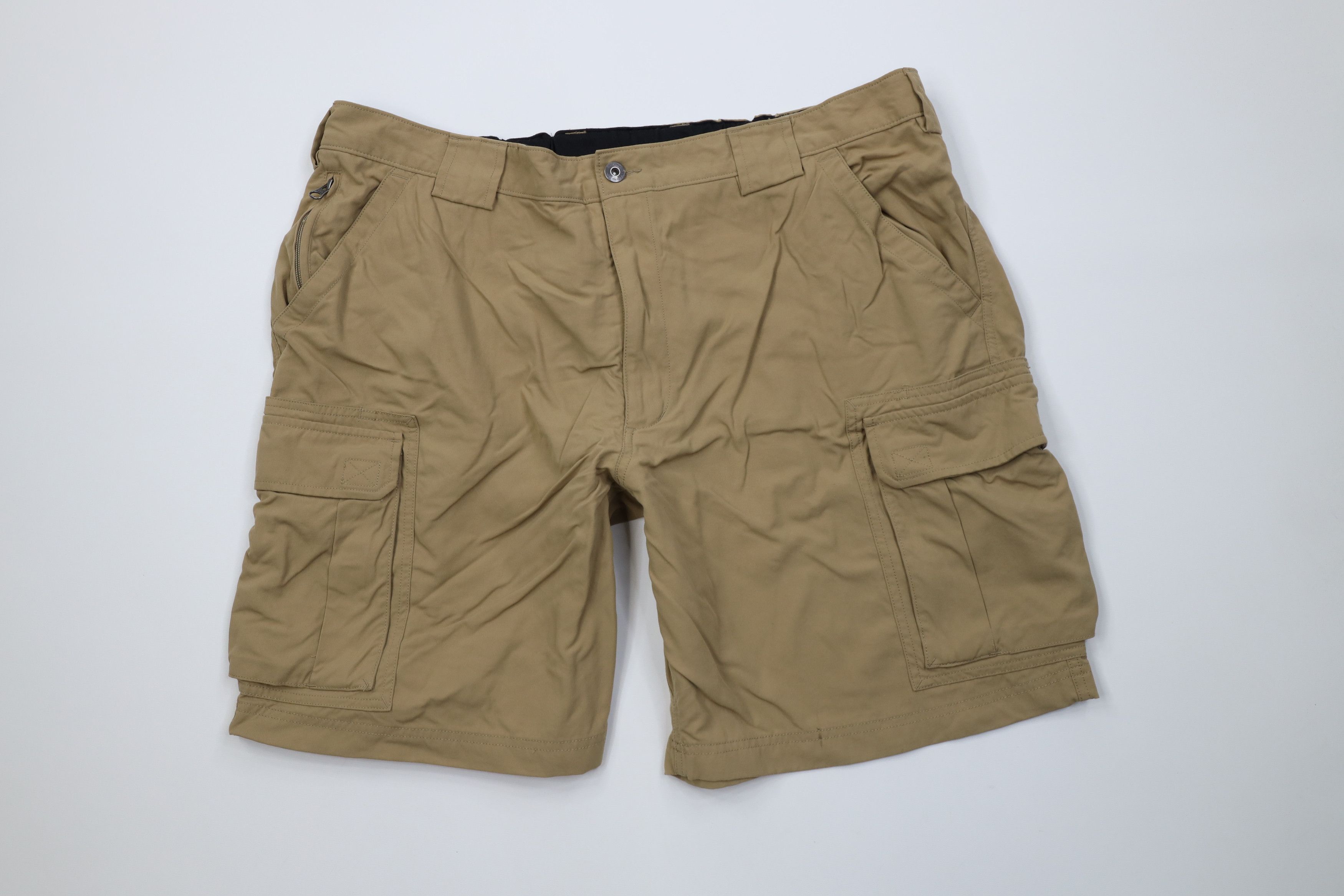 Duluth Trading Company Duluth Trading Co Dry On the Fly Cargo Shorts Beige Size US 38 / EU 54 - 1 Thumbnail