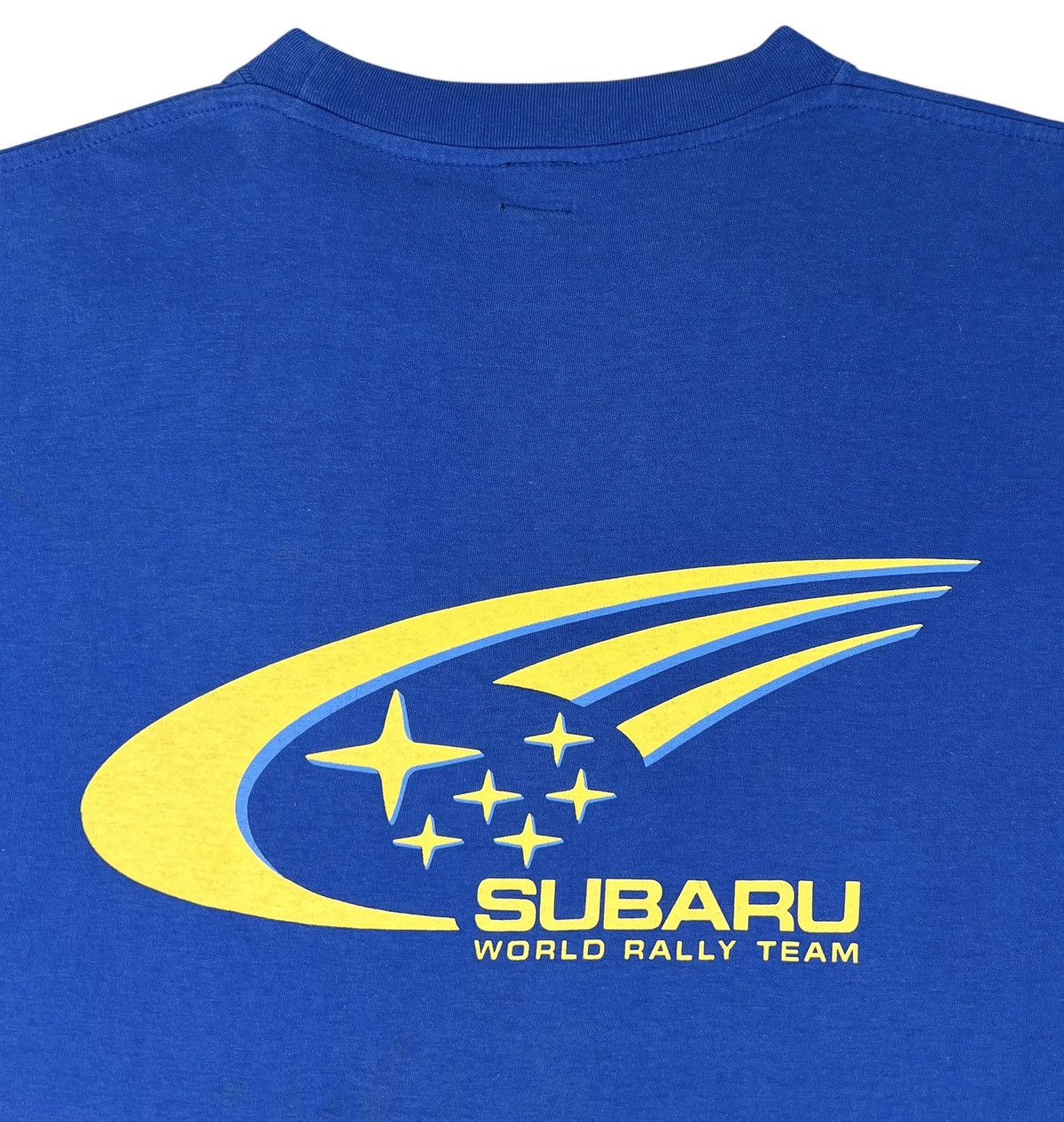 Japanese Brand Vintage SUBARU Sti x PIRELI Racing Team Shirt Size US L / EU 52-54 / 3 - 6 Thumbnail
