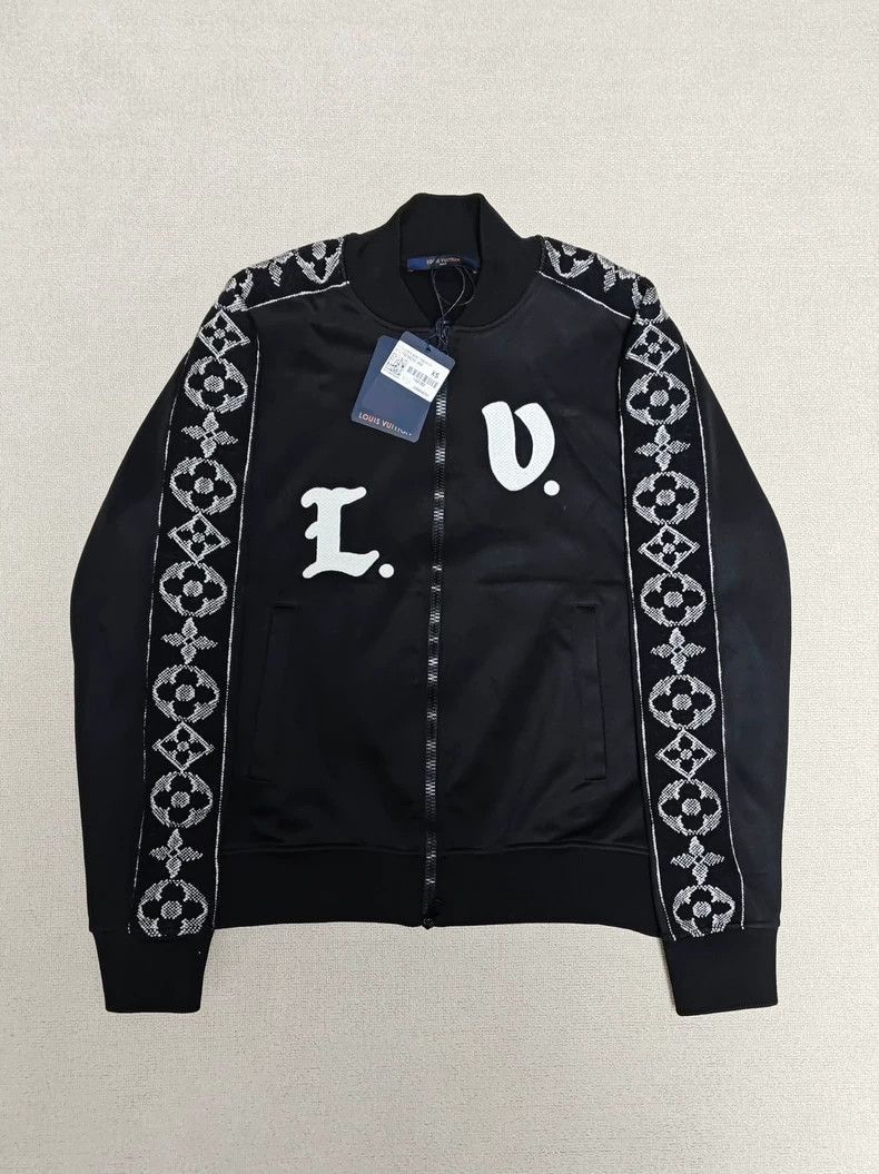 Louis Vuitton Louis Vuitton Black Logo Zip Jacket-2506 Size US XS / EU 42 / 0 - 1 Thumbnail