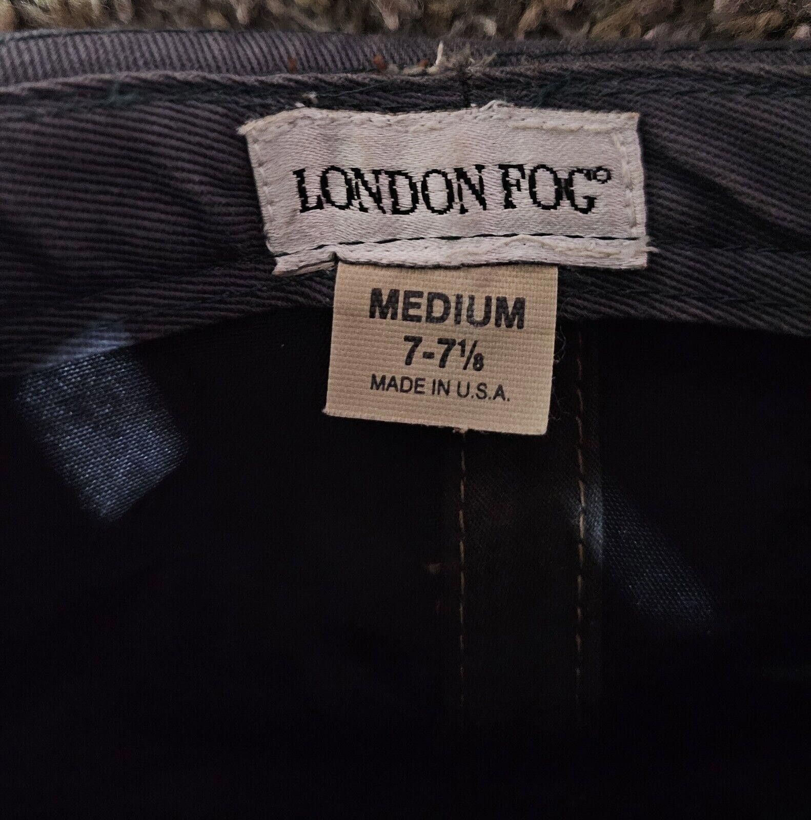 London Fog London Fog Brown Fedora Medium 7 - 7 1/8 Canvas Made in USA Size ONE SIZE - 6 Thumbnail