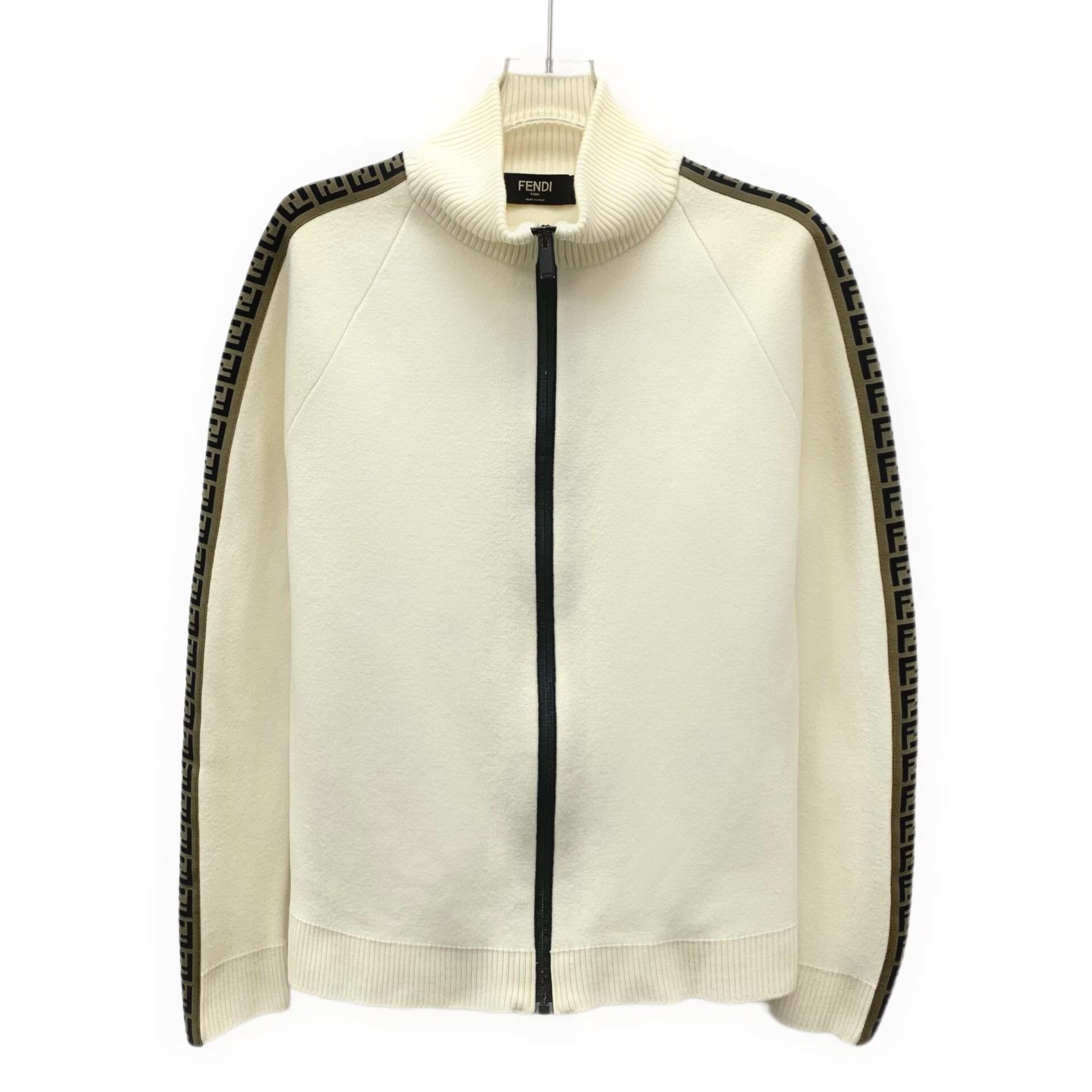 Fendi Fendi Retro Wool Beige Sweater L Men Size US L / EU 52-54 / 3 - 1 Thumbnail