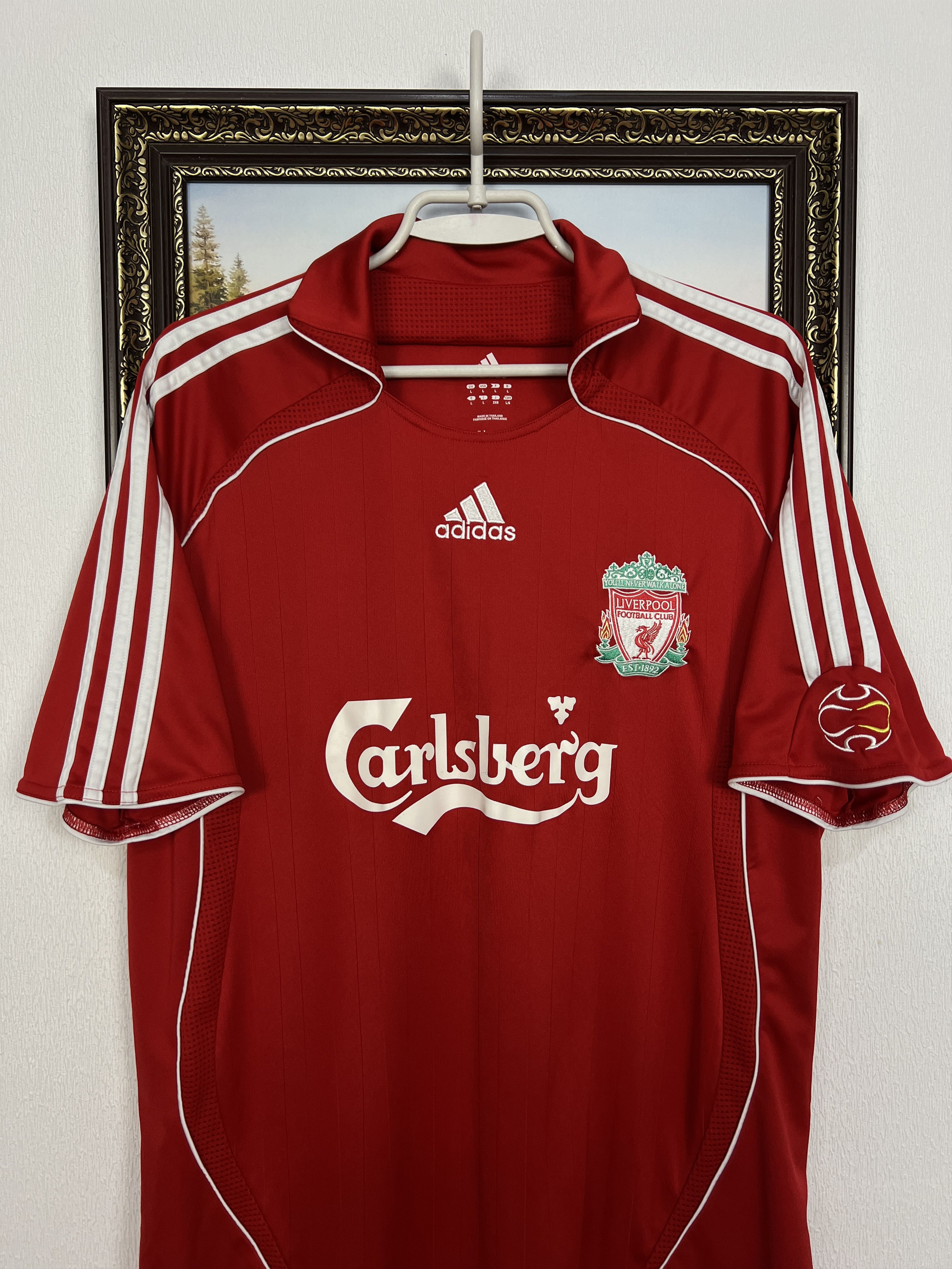 Adidas Liverpool Home football shirt 2006 Soccer Jersey Trikot Rare Size US L / EU 52-54 / 3 - 2 Thumbnail
