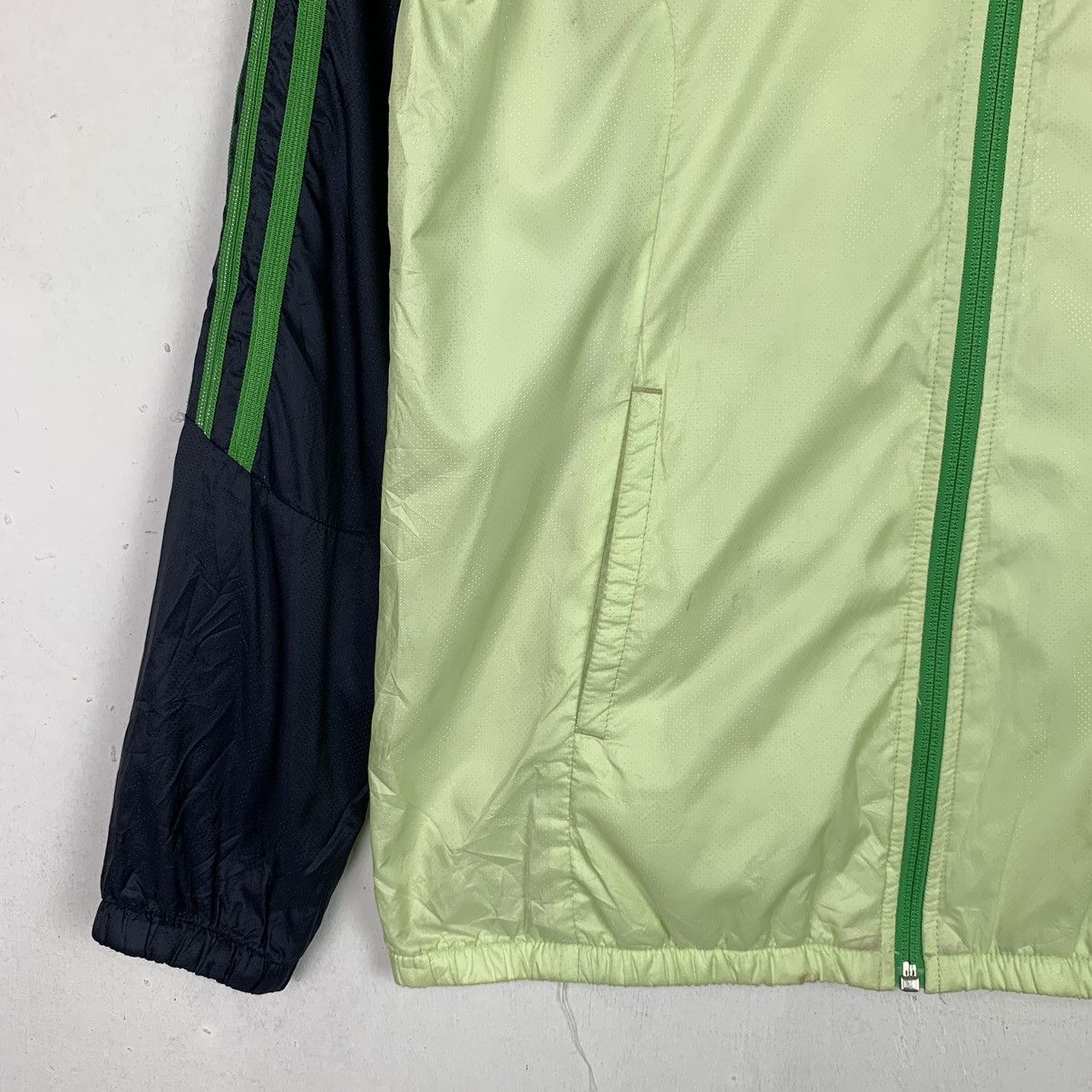 Adidas × Vintage Vintage Adidas Zip Up Hoodie Windbreaker Size US M / EU 48-50 / 2 - 4 Thumbnail
