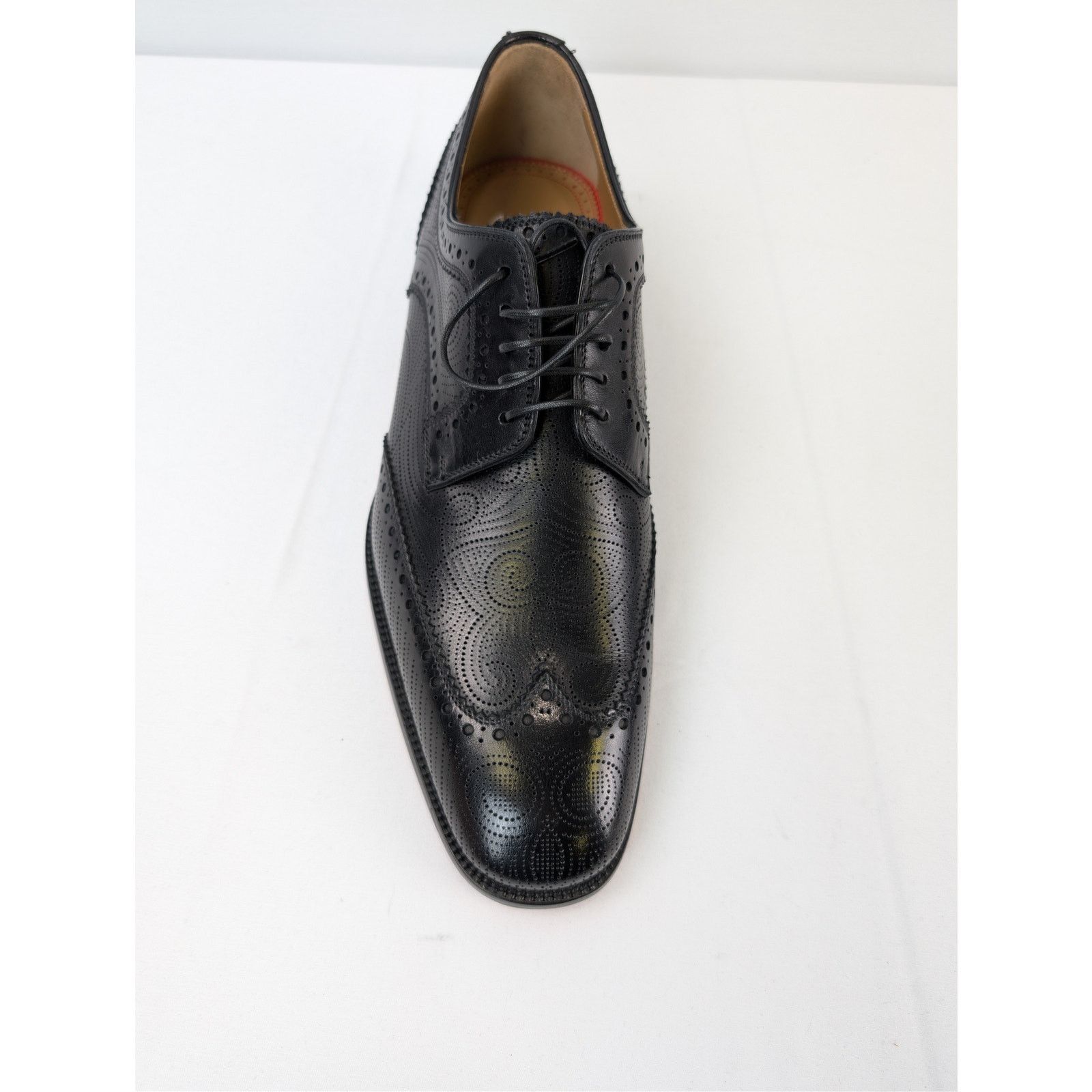Christian Louboutin o1rshd1 Grave black calf leather derby shoe Boots in Black Size US 8 / EU 41 - 16 Thumbnail