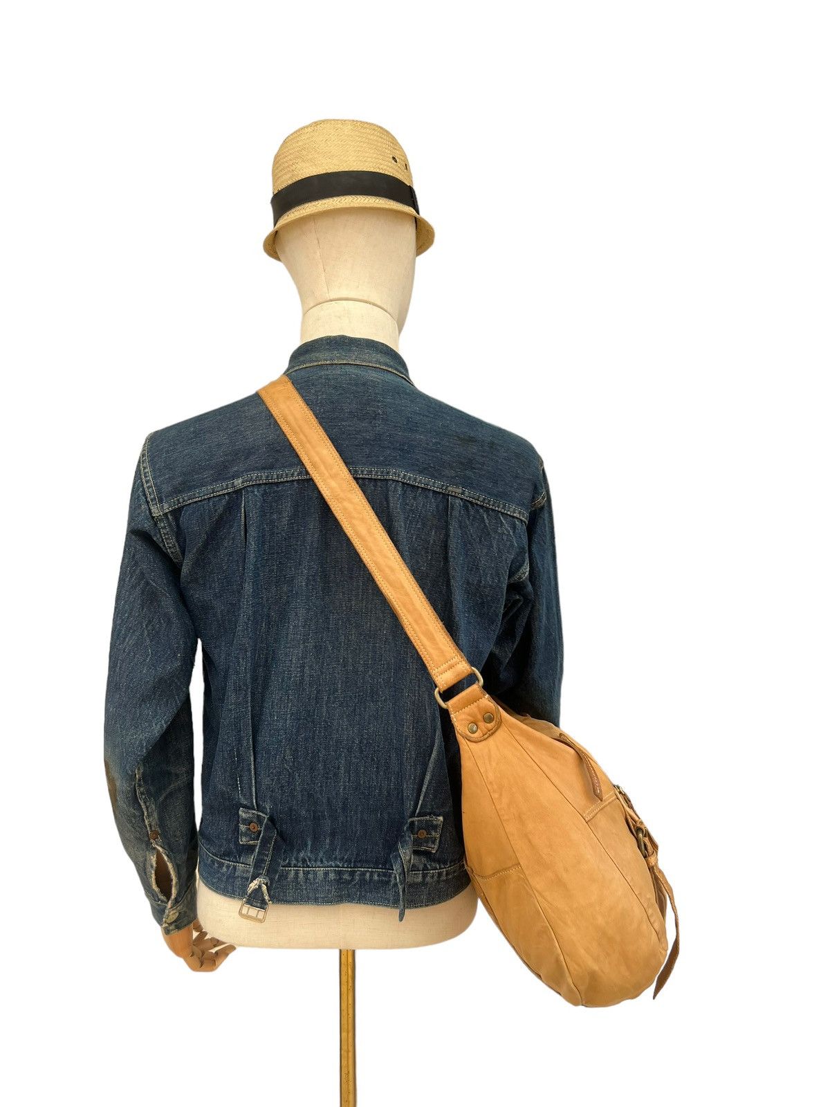Leather Sazaby Japan Patina Leather Bag Size ONE SIZE - 3 Thumbnail