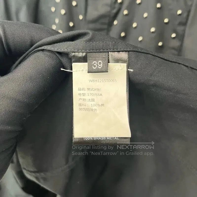 Balmain Balmain Black Cotton Long Sleeve Shirt for Men . Size US XS / EU 42 / 0 - 4 Thumbnail
