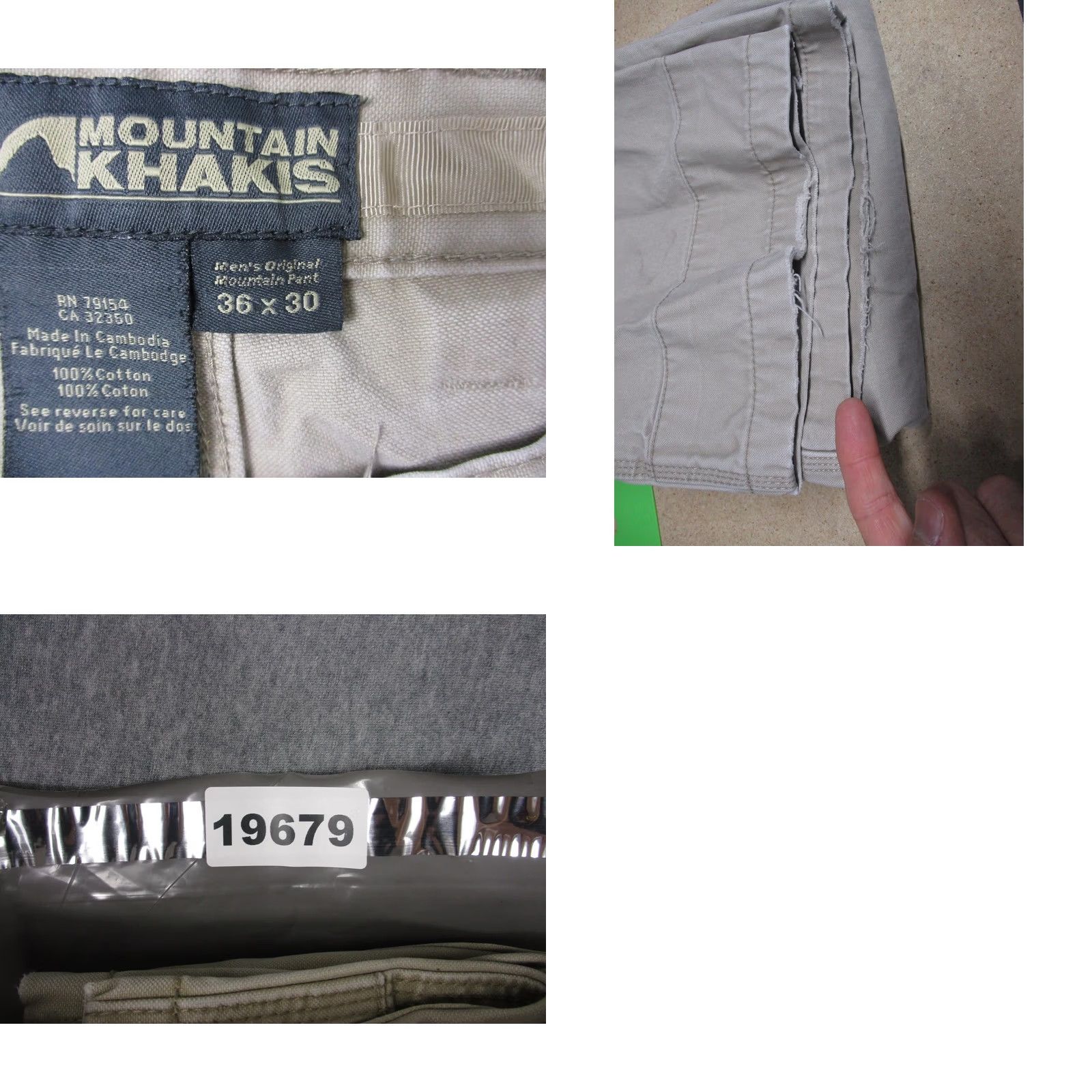 Mountain Khakis Mountain Khakis Original Mountain Pant Canvas Khaki 36x30 Mens Beige Pants Regular Straight Leg Workwear Casual Mens Size US 36 / EU 52 - 9 Thumbnail