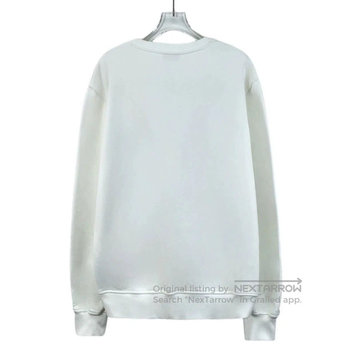 Dior white bee embellished long sleeve sweatshirt. Size US L / EU 52-54 / 3 - 2 Thumbnail