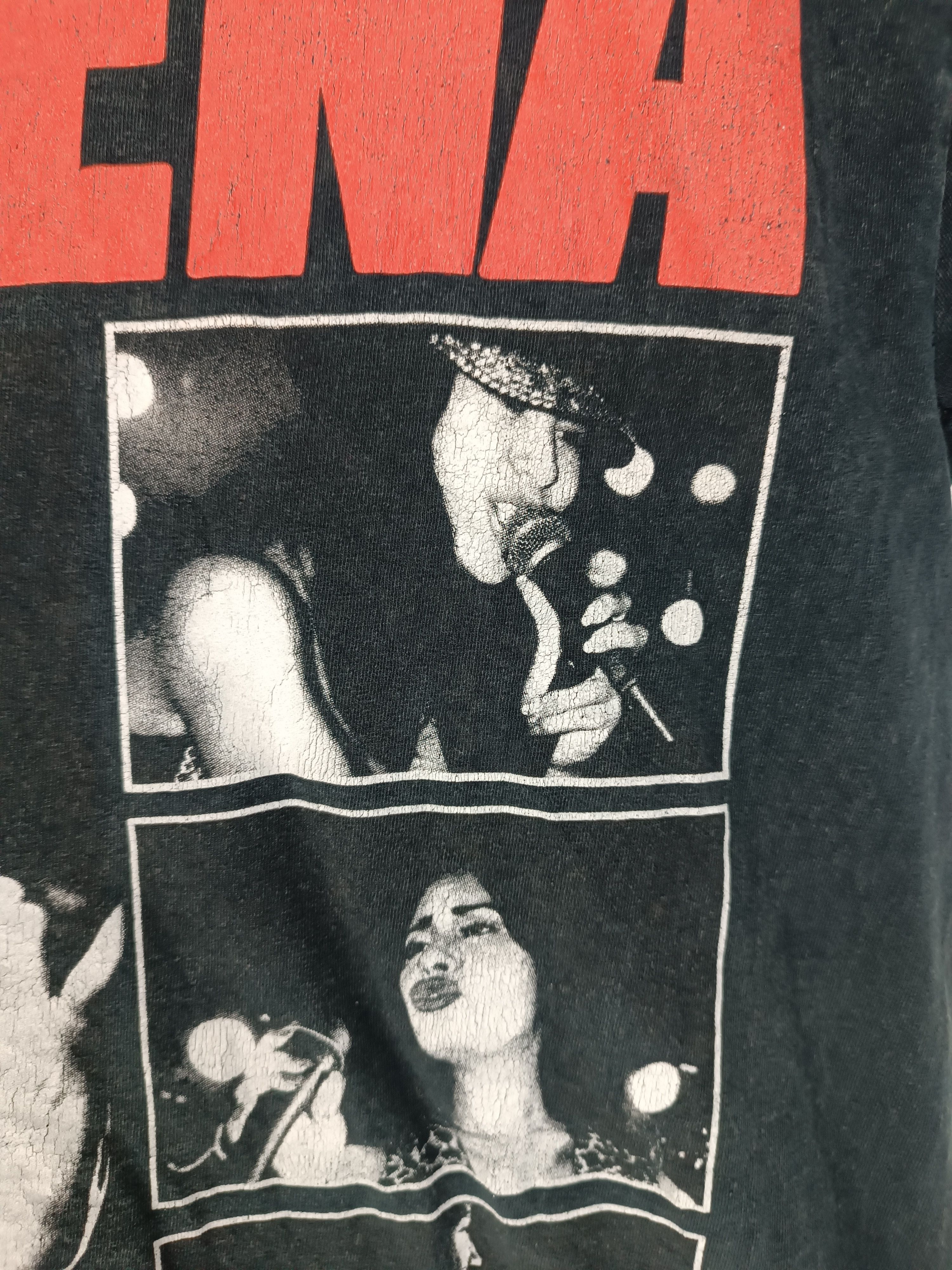 Rap Tees THRASHED FADED VINTAGE SELENA QUEEN OF CUMBIA TEE VERY RARE Size US S / EU 44-46 / 1 - 13 Thumbnail