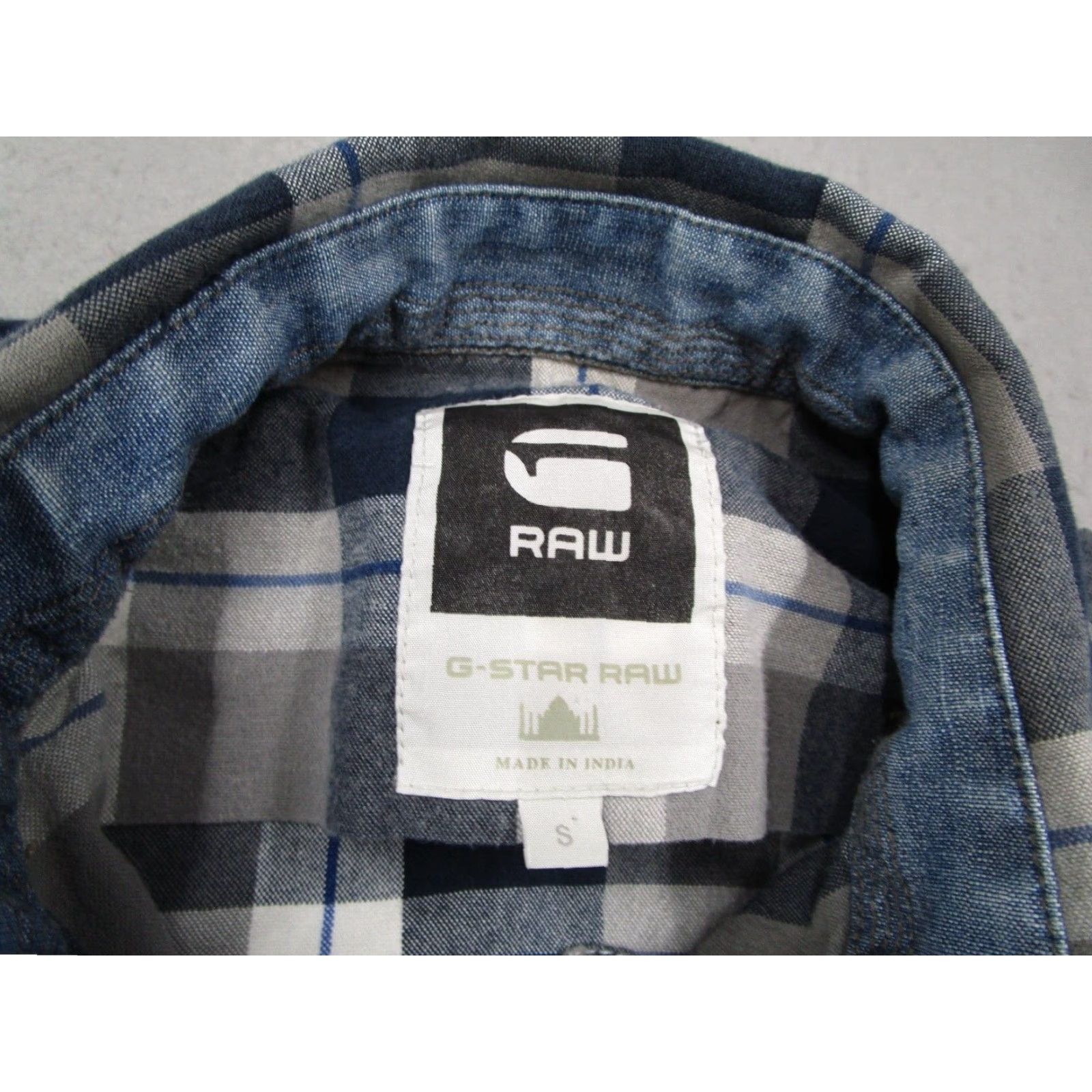 G-Star G Star Shirt Mens Small Blue Arizona Elijah Button Up Zip Pearl Snaps Work Moto Shadowed by G-Star RAW Size US S / EU 44-46 / 1 - 2 Thumbnail