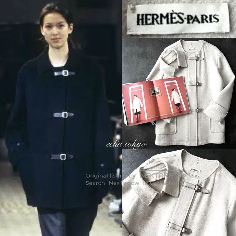Hermes Hermes Detachable cashmere coat Size M / US 6-8 / IT 42-44 - 1 Thumbnail