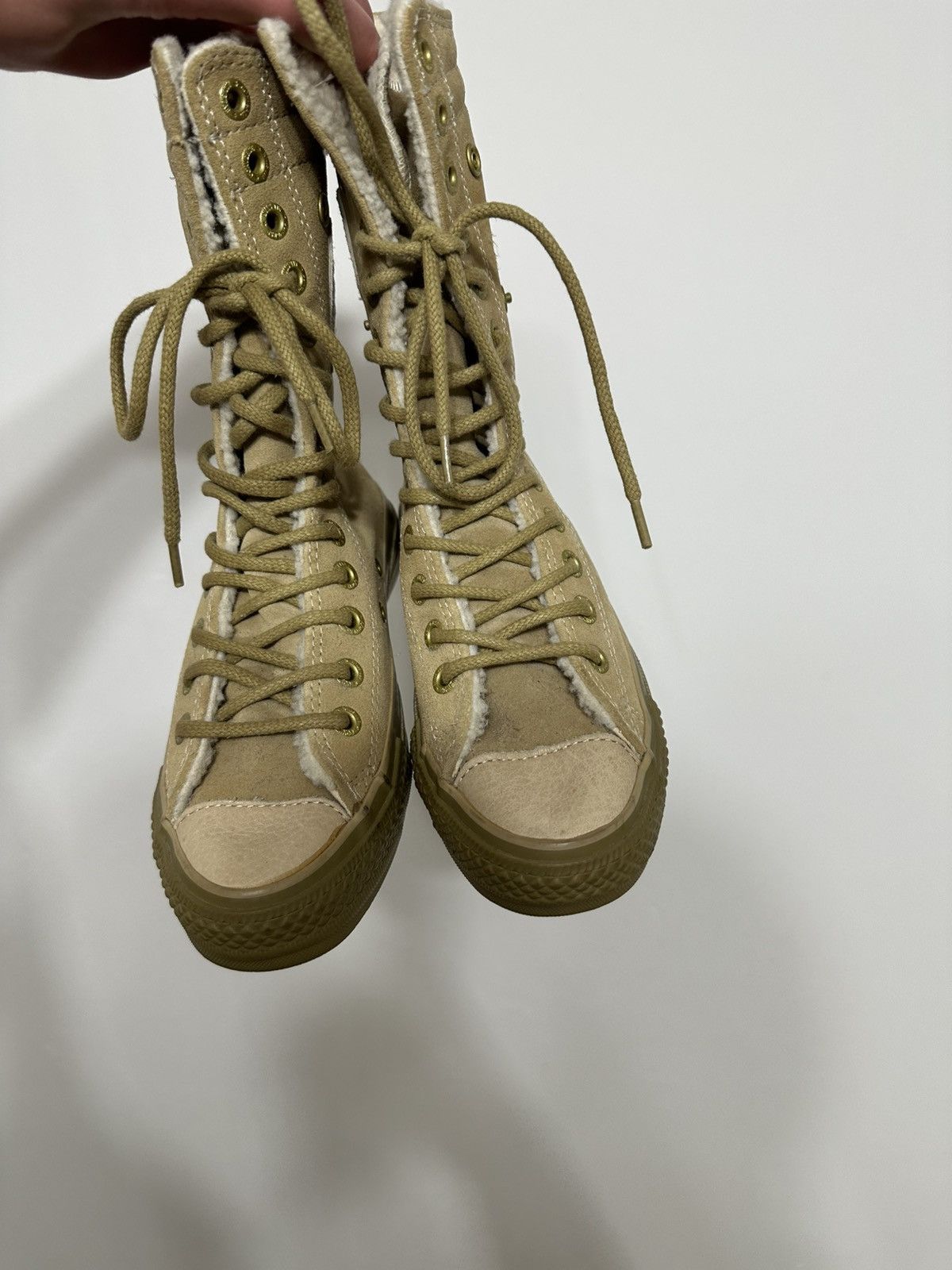 Converse Boxer high boots Converse moto biker leather shoes core Size US 6.5 / IT 36.5 - 9 Thumbnail