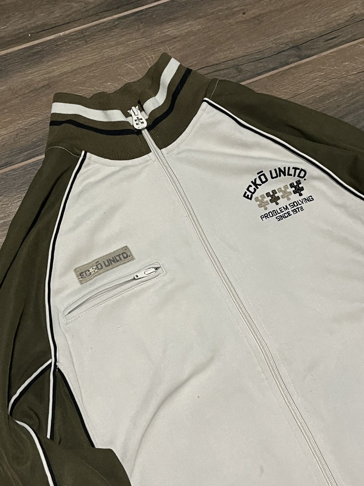Ecko Unltd. × Vintage Vintage 90s Y2K Ecko Unlimited Quarter Zip Sweater Size XL Size US M / EU 48-50 / 2 - 3 Thumbnail