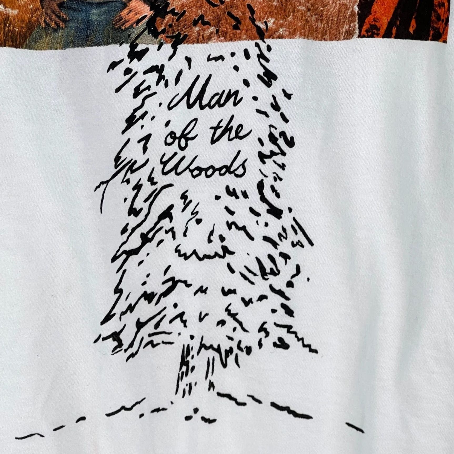 Vintage Justin Timberlake Man Of The Woods Tour Mens White Graphic Tank Top M Shirt Size US M / EU 48-50 / 2 - 5 Thumbnail
