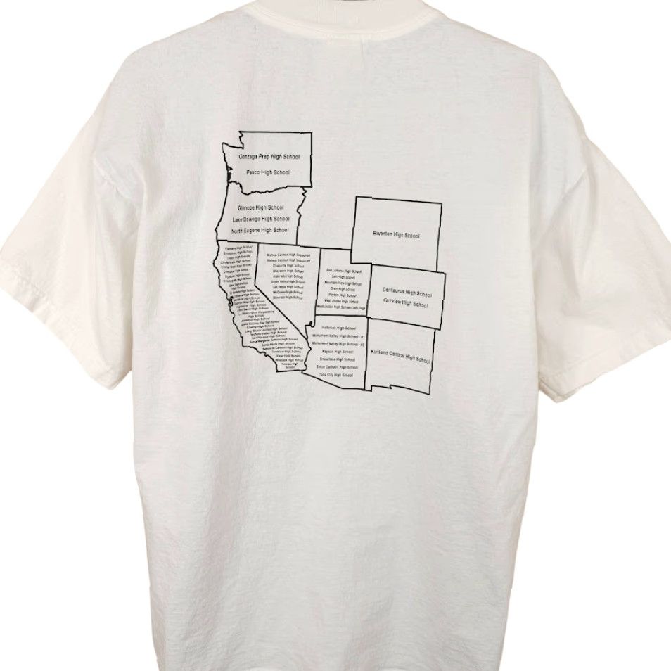 Vintage VINTAGE Alstyle Apparel & Activewear Basketball Summer Classic T Shirt Mens XL White 90s Las Vegas Mens Size US XL / EU 56 / 4 - 4 Thumbnail