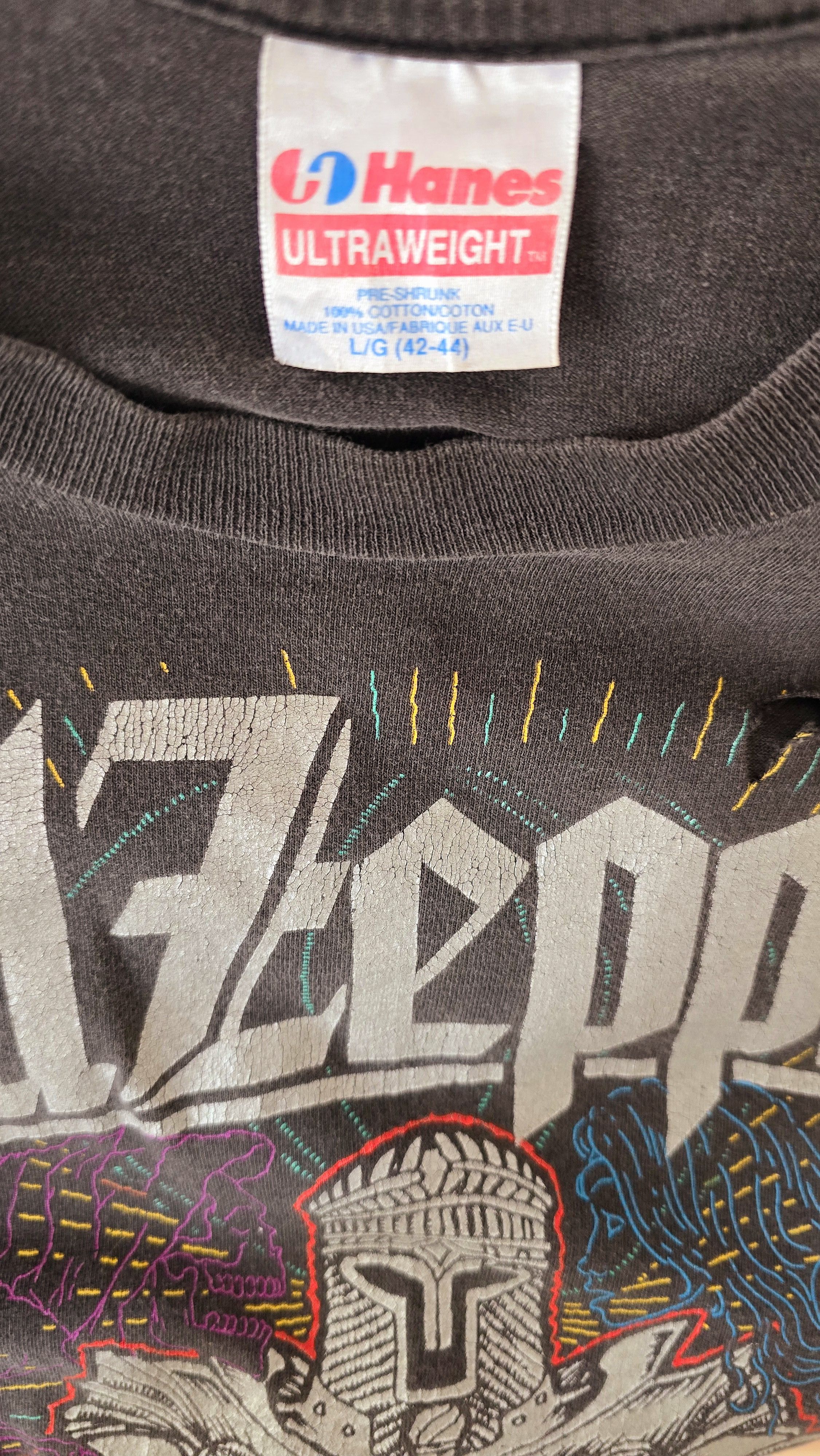 Band Tees × Hanes × Vintage Led Zeppelin Size US L / EU 52-54 / 3 - 2 Thumbnail