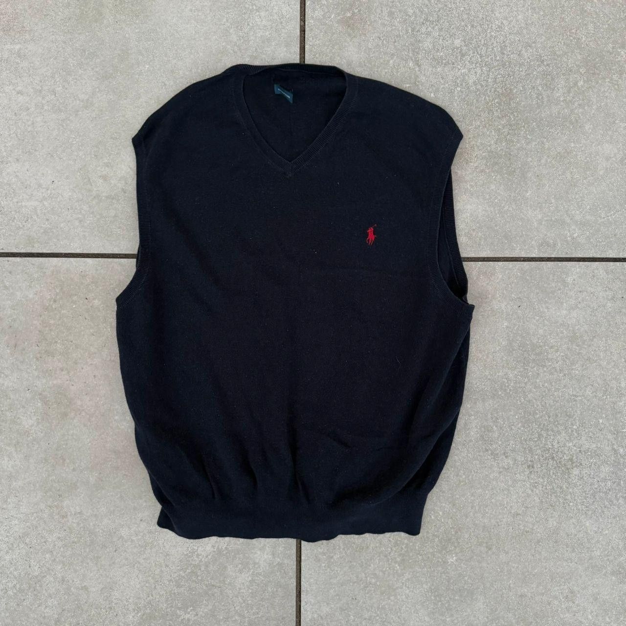 Polo Ralph Lauren Ralph Lauren Vest Vintage 90s Sweater Navy Size US L / EU 52-54 / 3 - 1 Thumbnail