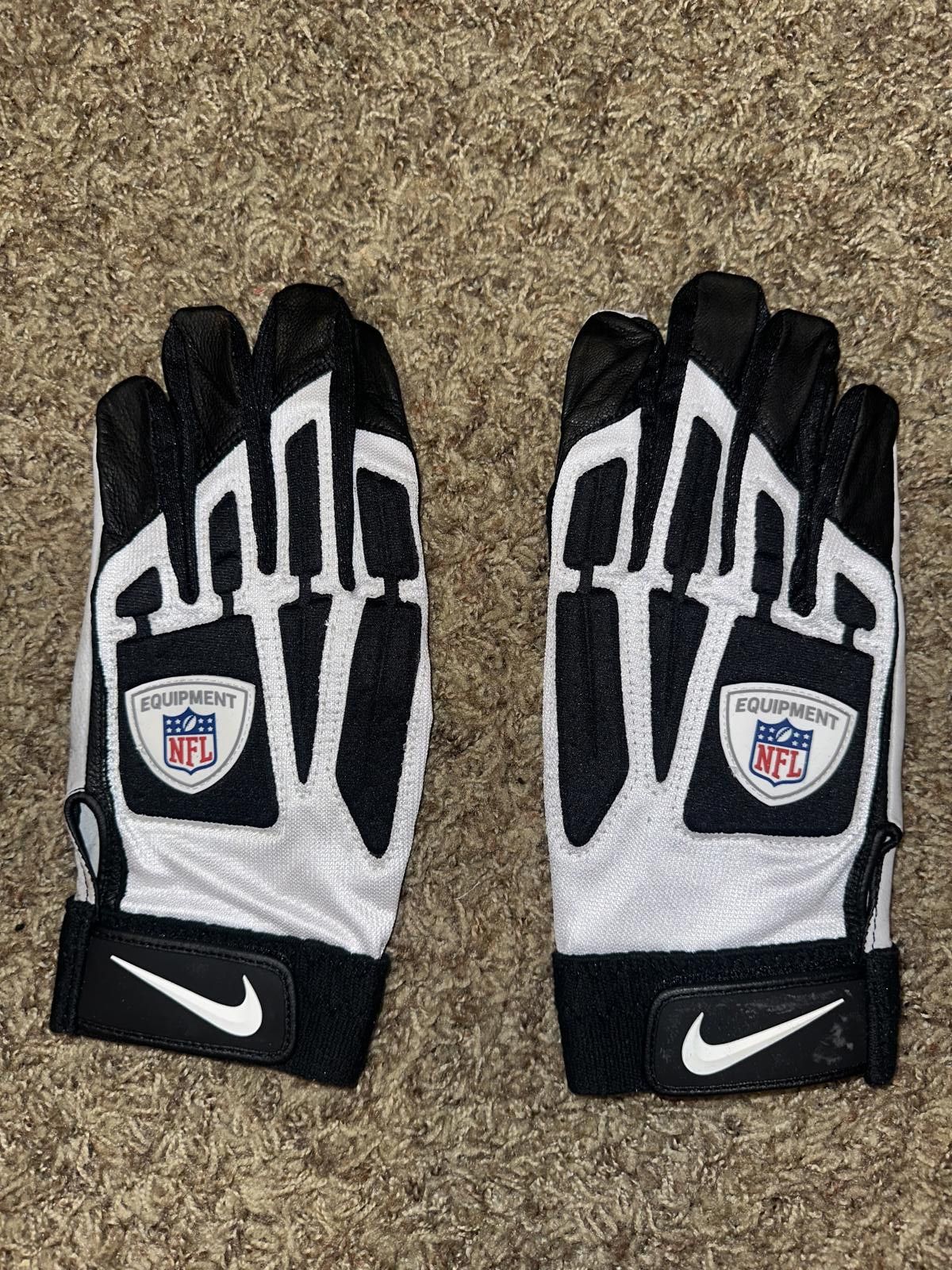Nike Nike D-Tack IV Leather Palms Linemen Adult NFL Football Gloves Size ONE SIZE - 1 Thumbnail