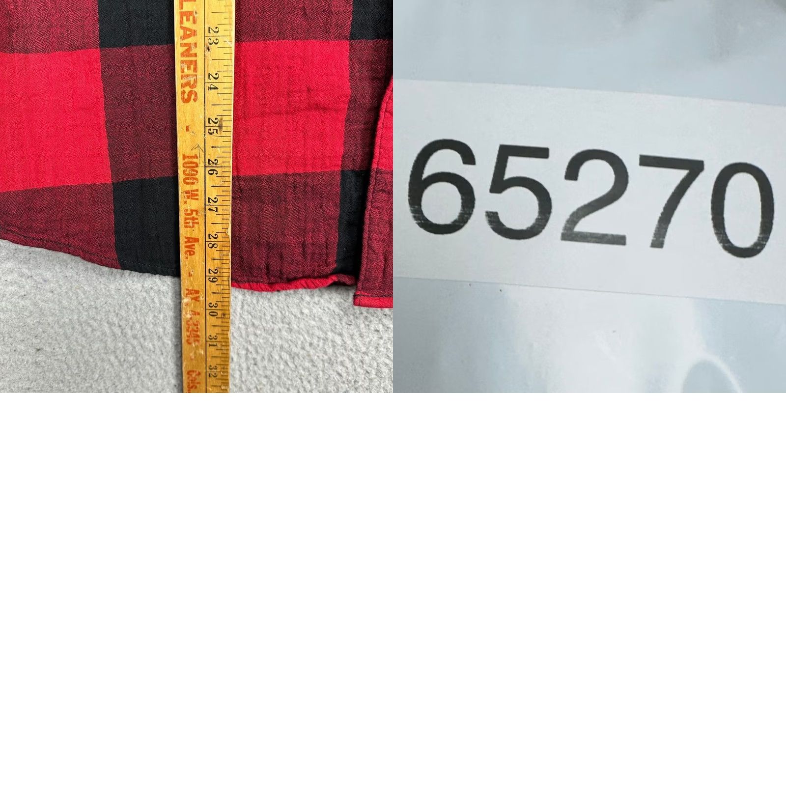 Lucky Brand Lucky Brand Shirt Mens XL Red Black Buffalo Check Button Up Pearl Snap Pocket Size US XL / EU 56 / 4 - 8 Thumbnail