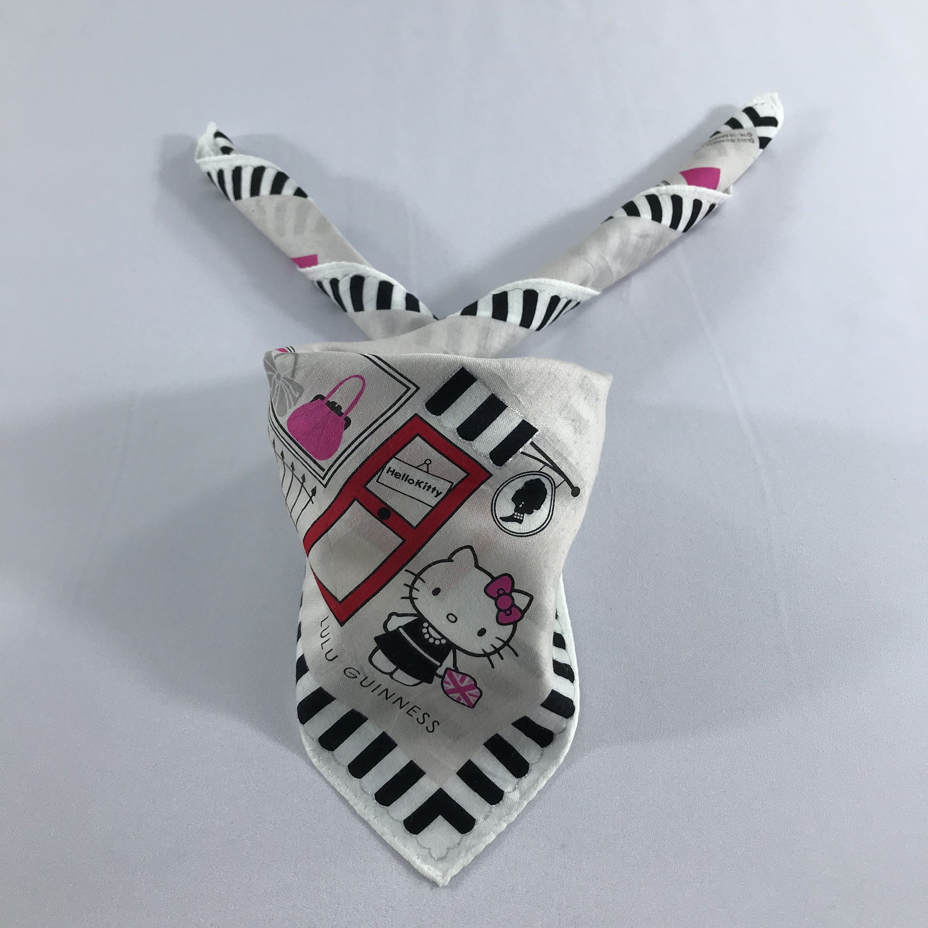 Japanese Brand Hello Kitty X Lulu Guinness Handkerchief Bandana H1136 Size ONE SIZE - 1 Thumbnail