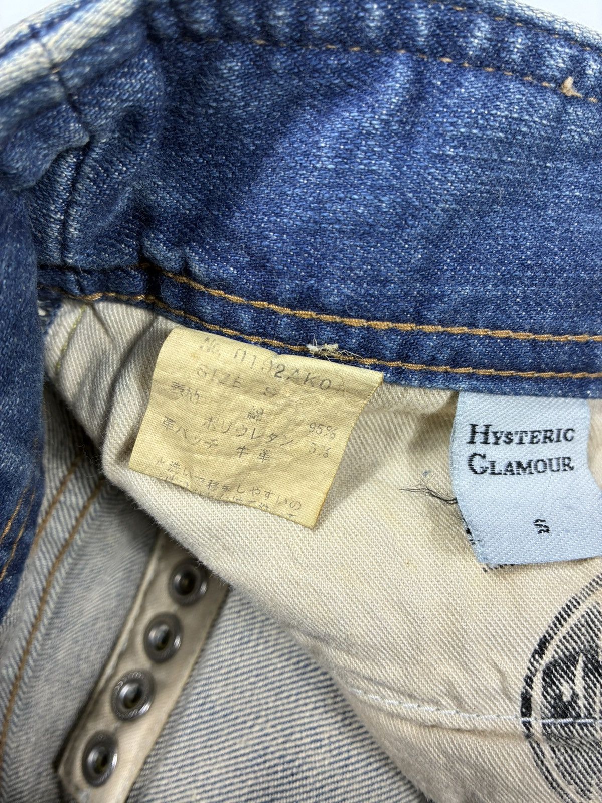Hysteric Glamour Hysteric Glamour Studded Denim Mini Skirt Size 30" / US 8 / IT 44 - 7 Thumbnail