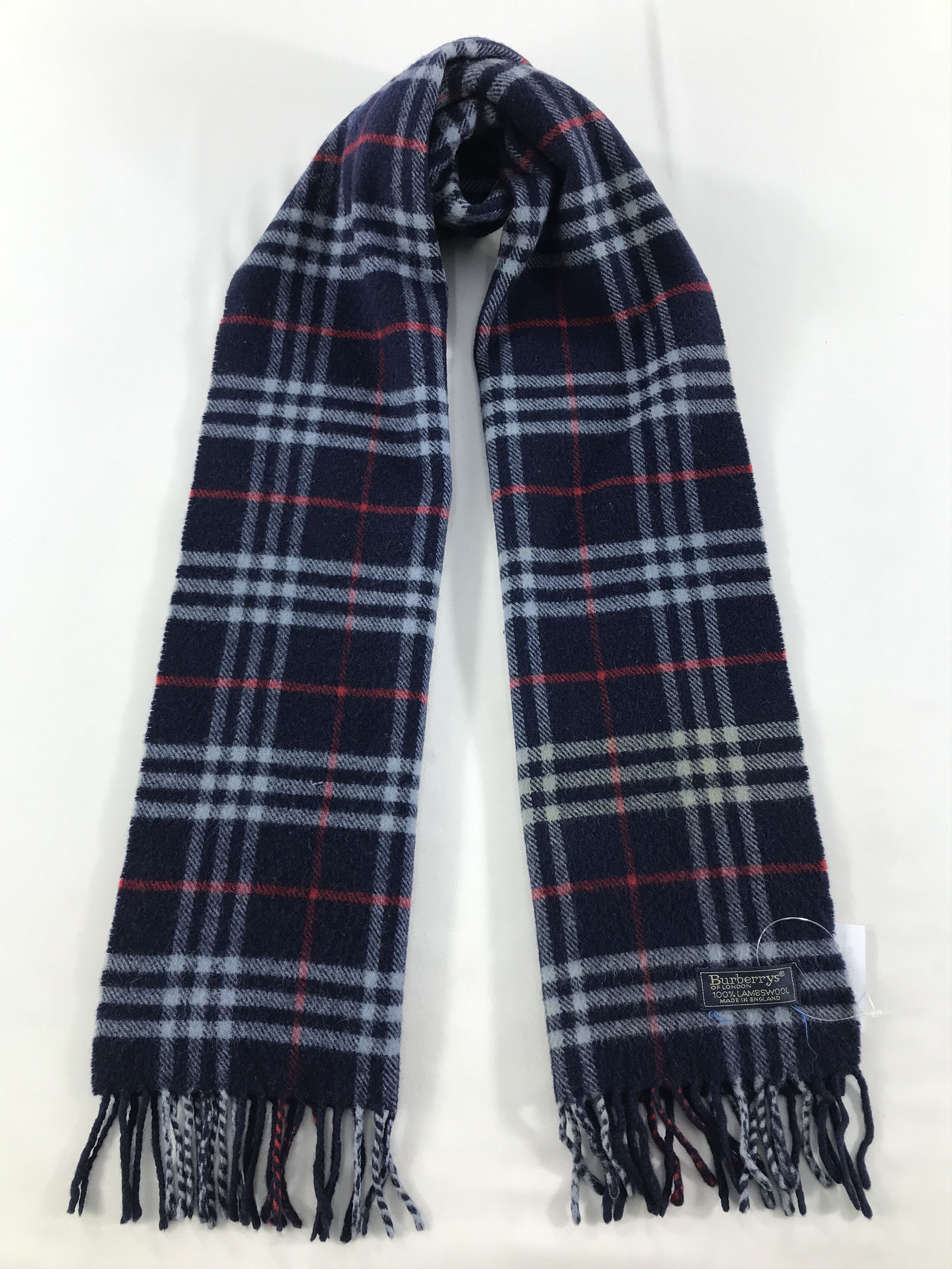 Burberry Vintage Burberry Scarf/Muffler/Neckwear MF1187 Size ONE SIZE - 1 Thumbnail
