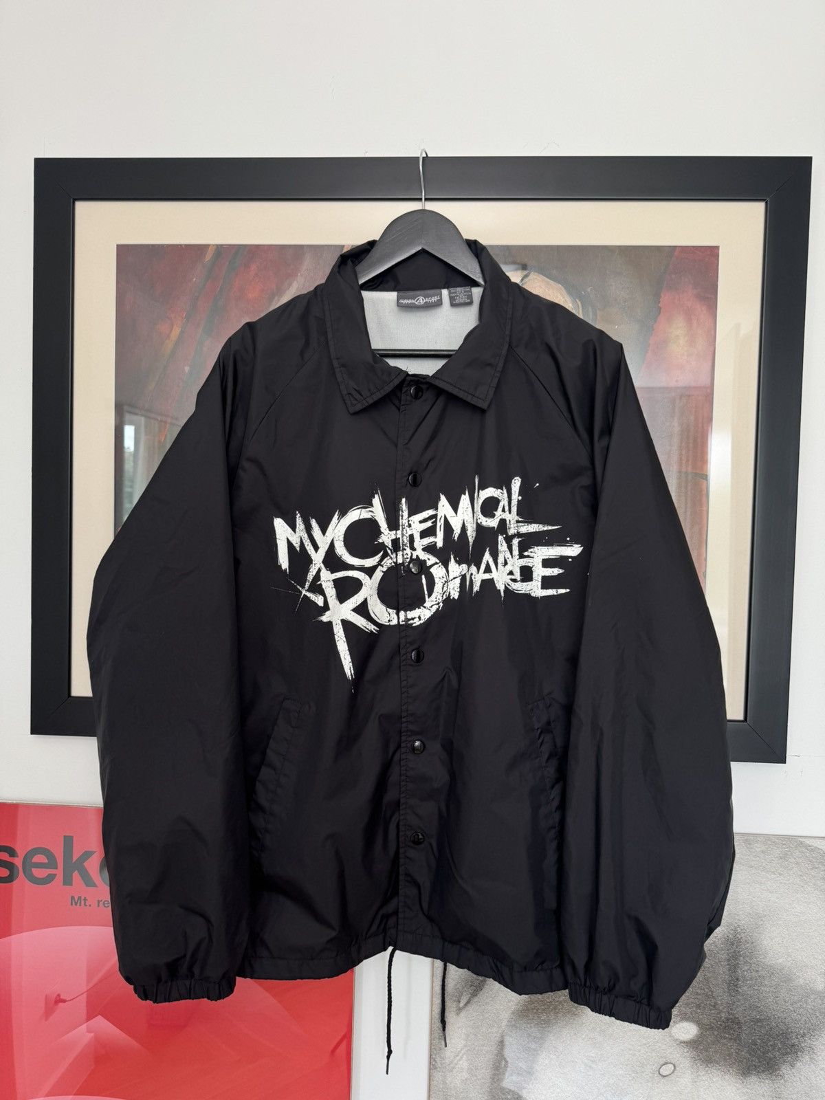Band Tees My Chemical Romance Vintage Coach Jacket Rock Band Japanese Size US L / EU 52-54 / 3 - 1 Thumbnail