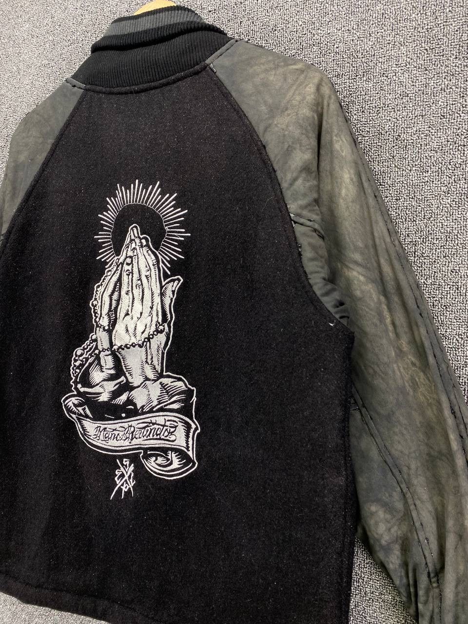 Japanese Brand Vintage Eyecandy Paisley Inspired Wacko Maria Varsity Jacket Size US L / EU 52-54 / 3 - 6 Thumbnail
