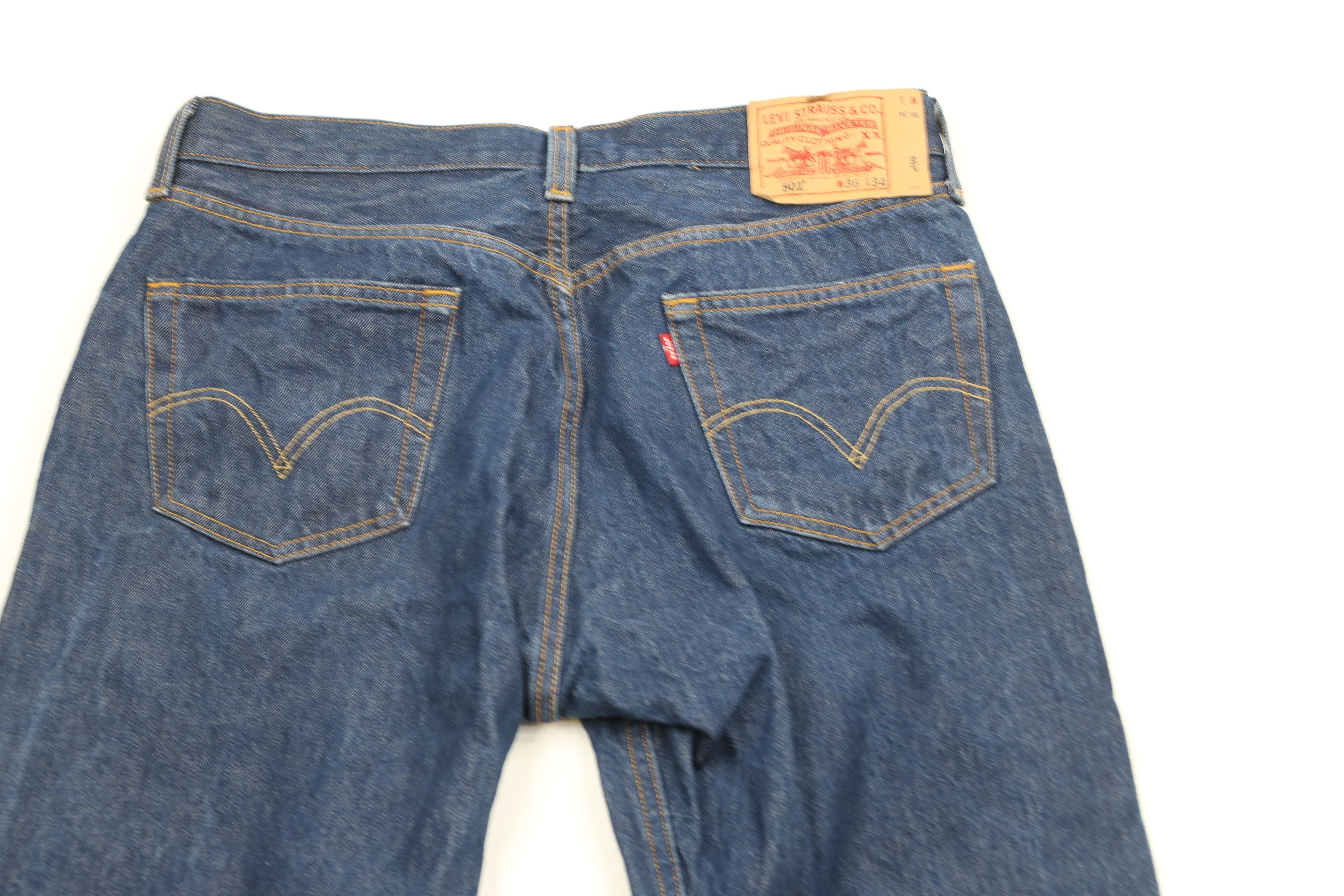 Levi's × Vintage Vintage Y2K Levis 501xx Button Fly Straight Leg Jeans Size US 36 / EU 52 - 10 Thumbnail