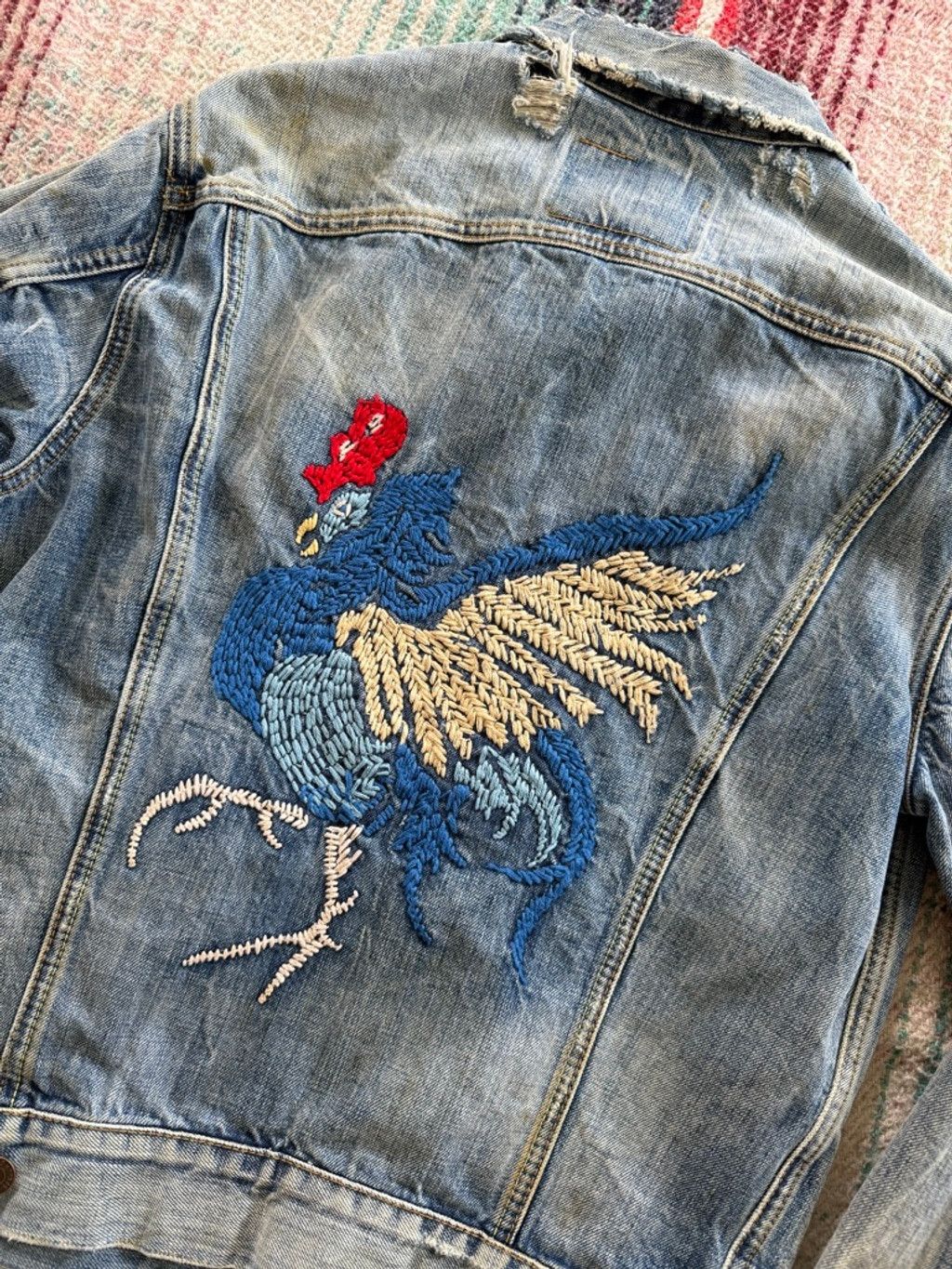 Levi's 70s Levi’s LVC Type 3 Embroidered Rooster Denim Jacket M Size US M / EU 48-50 / 2 - 3 Thumbnail