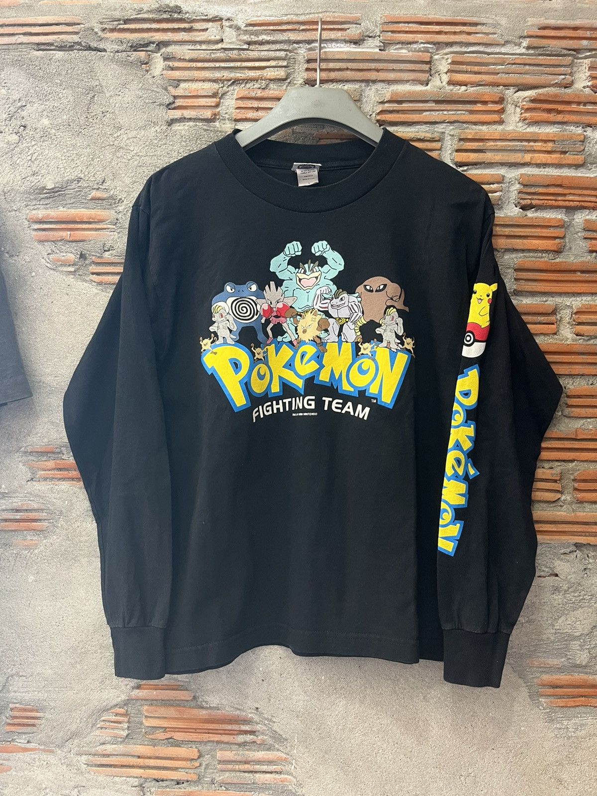 Pokemon Vintage Pokemon Fighting Team 1999’s Nintendo Kids Tshirt Size US L / EU 52-54 / 3 - 2 Thumbnail