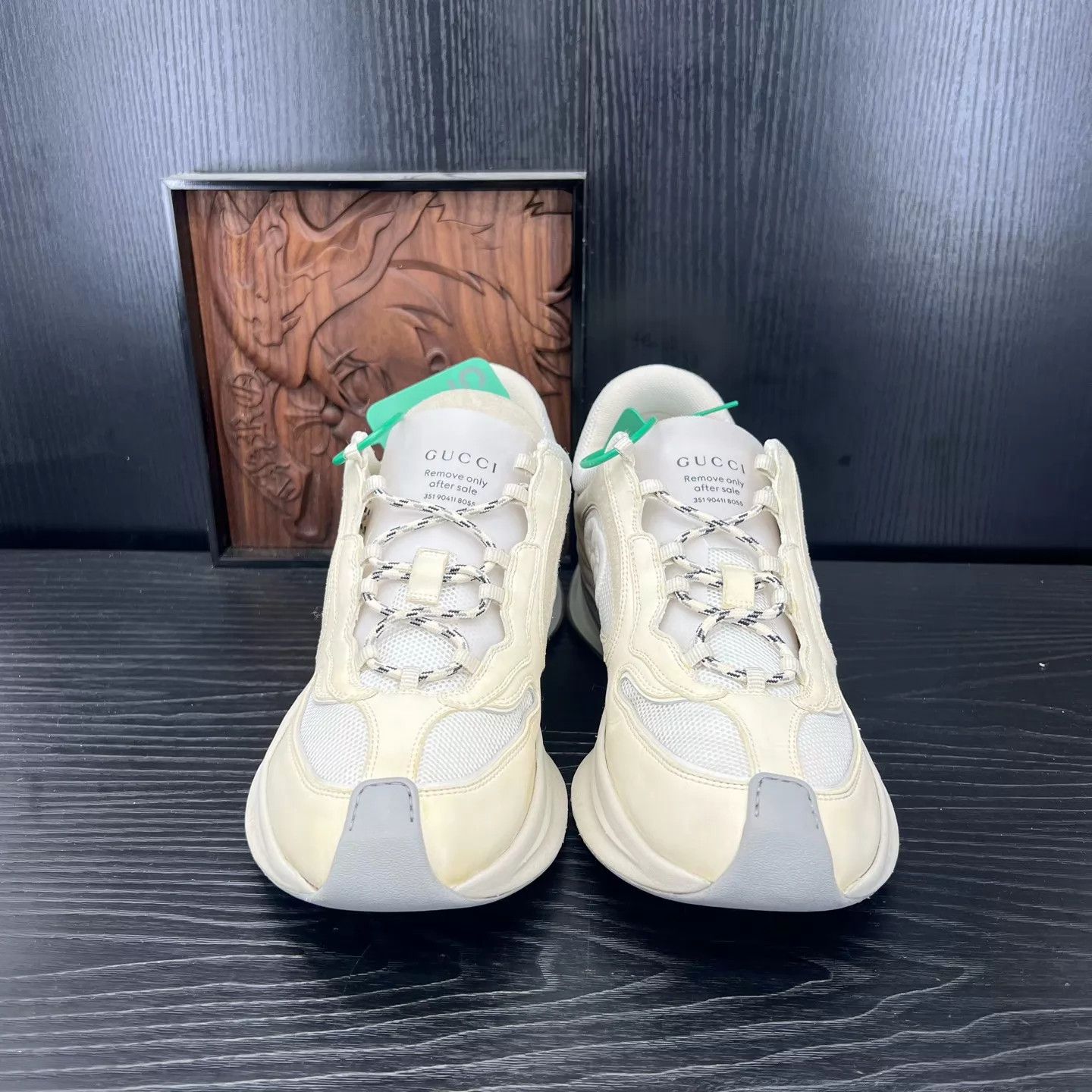 Gucci Gucci Run White 44.5 Near New Size US 11.5 / EU 44-45 - 4 Thumbnail