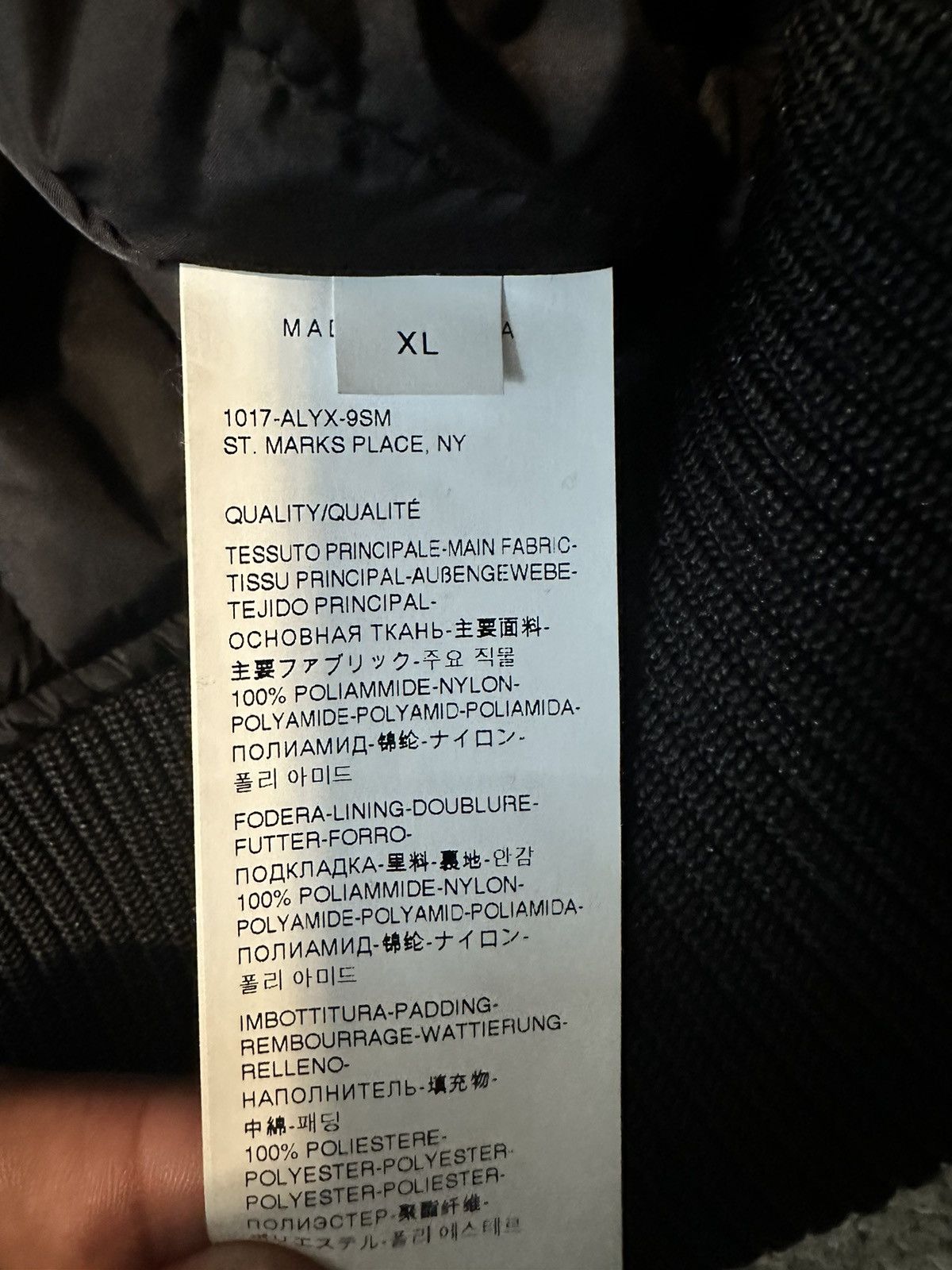 1017 ALYX 9SM 1017 9Sm Alyx Nylon Bomber Jacket Size US XL / EU 56 / 4 - 5 Thumbnail
