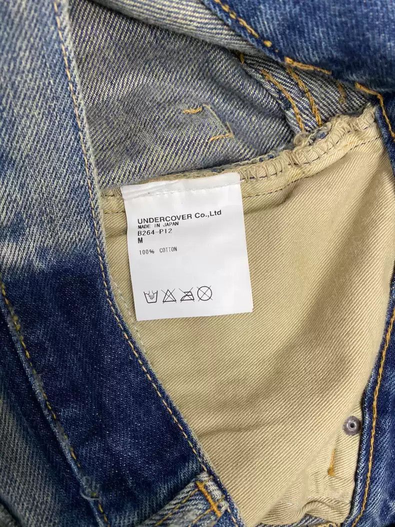 Undercover Undercover68 Cow "But Beautiful" 68 red jeans Size US 32 / EU 48 - 8 Thumbnail