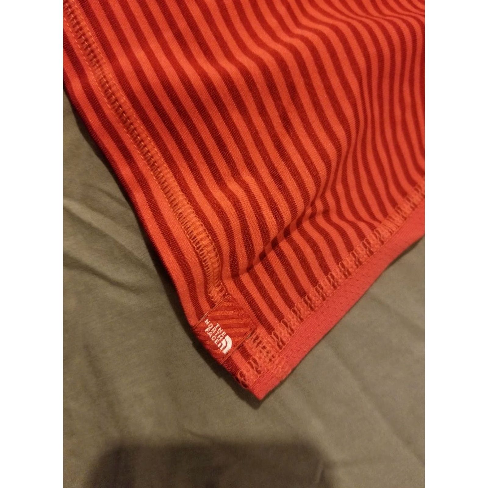 The North Face VINTAGE? The North Face Shirt XL Orange Striped Athletic Outdoor Womens Size XL / US 12-14 / IT 48-50 - 2 Thumbnail
