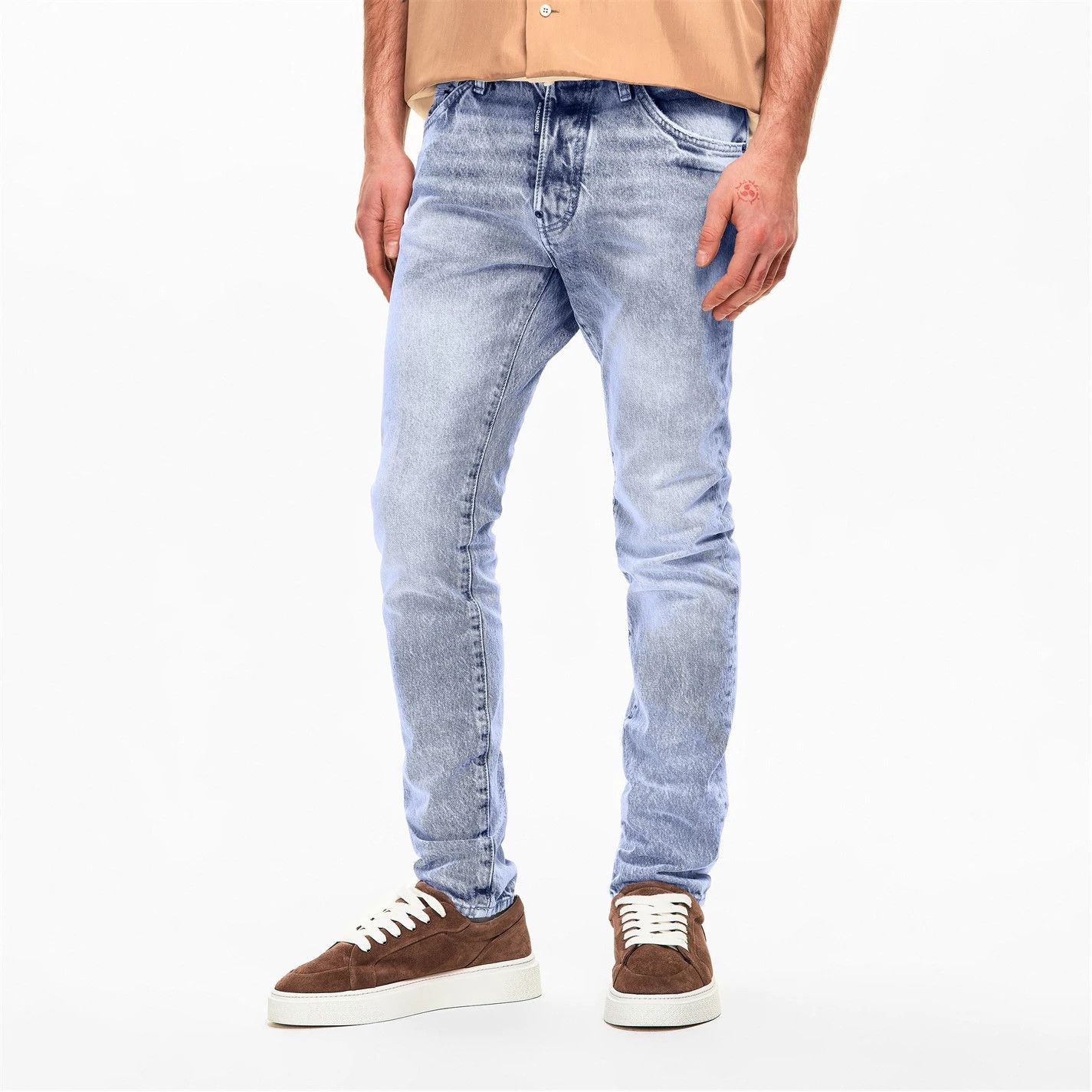 Dsquared2 o1g2r1mq0426 Denim Straight Leg Jeans in Blue Size US 34 / EU 50 - 3 Thumbnail