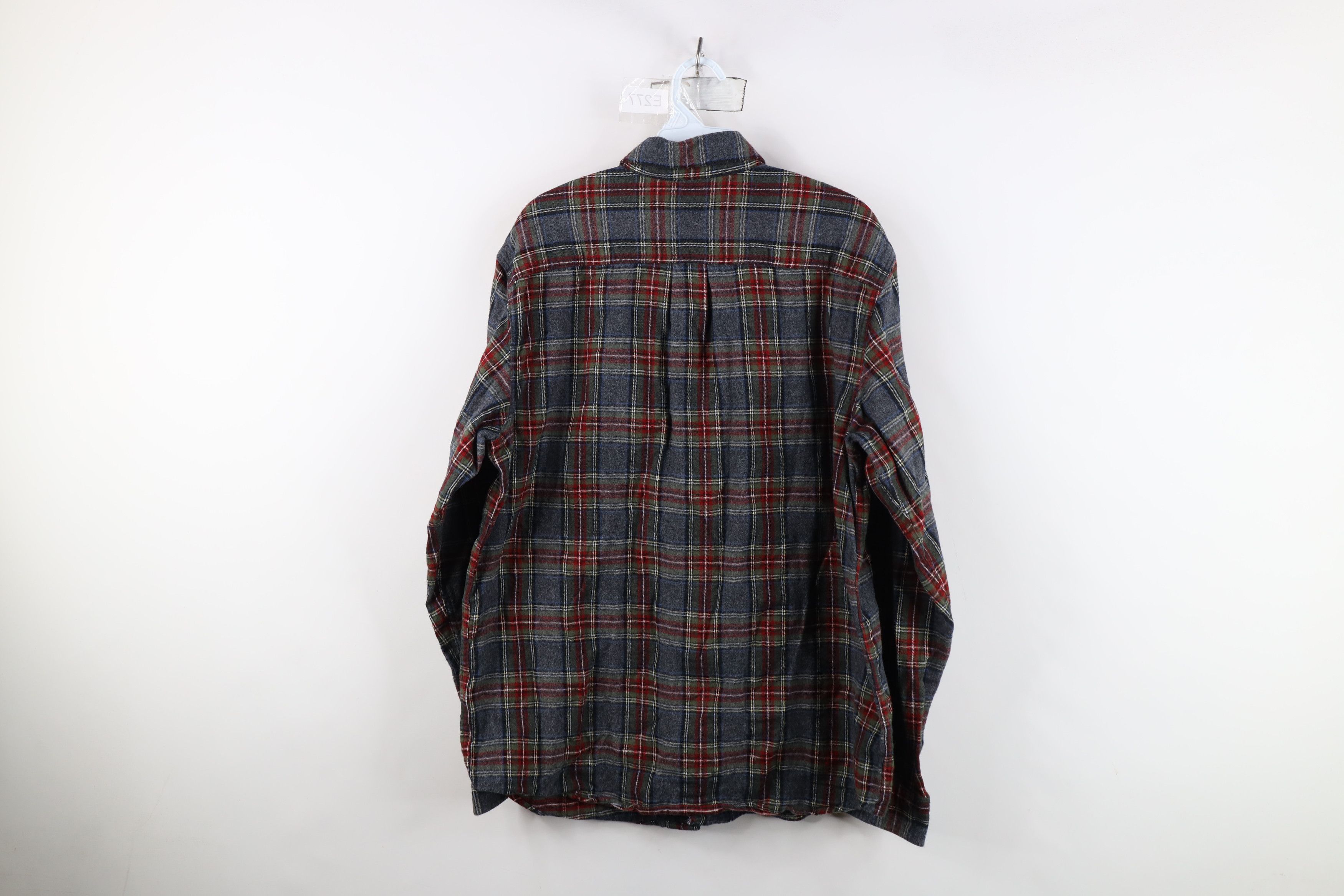 L.L. Bean Vintage LL Bean Fit Flannel Collared Button Down Shirt Size US M / EU 48-50 / 2 - 7 Thumbnail