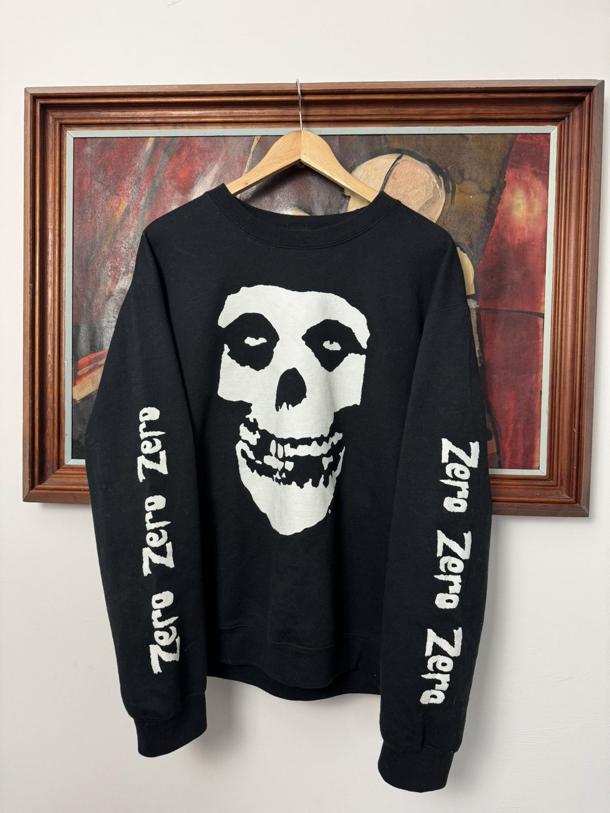 Band Tees Misfits x Zero Skate Band Punk Rock Ghost Crewneck Rare Y2k Size US M / EU 48-50 / 2 - 1 Thumbnail