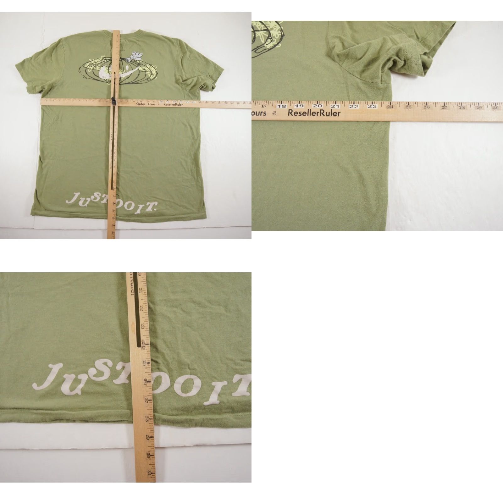 Nike Nike Men's XL Green Short Sleeve Crewneck T-Shirt Logo Graphic Casual All Seasons Size US XL / EU 56 / 4 - 8 Thumbnail