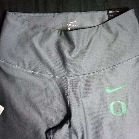 Nike NWT Nike Dri-Fit Oregon Ducks Leggings Trainers Size 30" / US 8 / IT 44 - 6 Thumbnail
