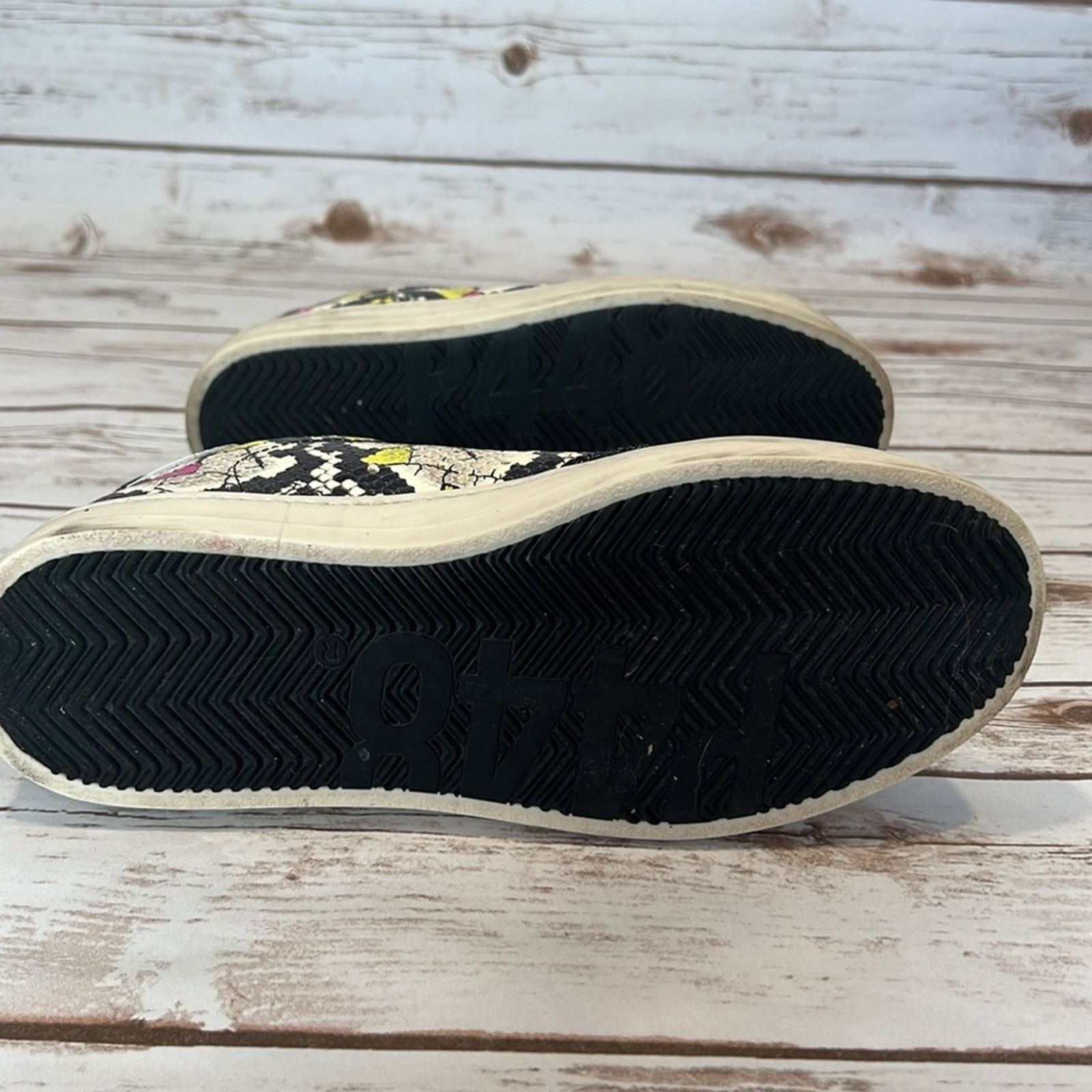 P448 P448 S21 John-W Sneaker Snakeskin Print and Glitter Size US 8.5 / IT 38.5 - 10 Thumbnail