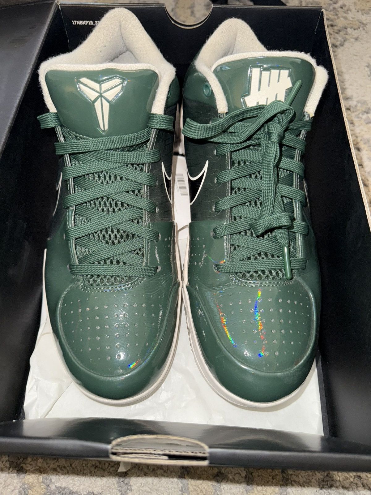 Nike Kobe 4 Undefeated Protro Fir Size US 9.5 / EU 42-43 - 4 Thumbnail