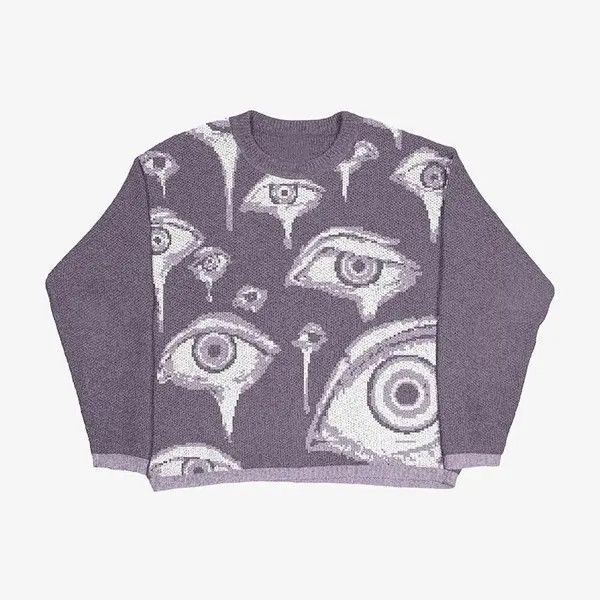 Japanese Brand Y2K Unisex Oversize Knitted Streetwear Maiden Size US M / EU 48-50 / 2 - 1 Thumbnail