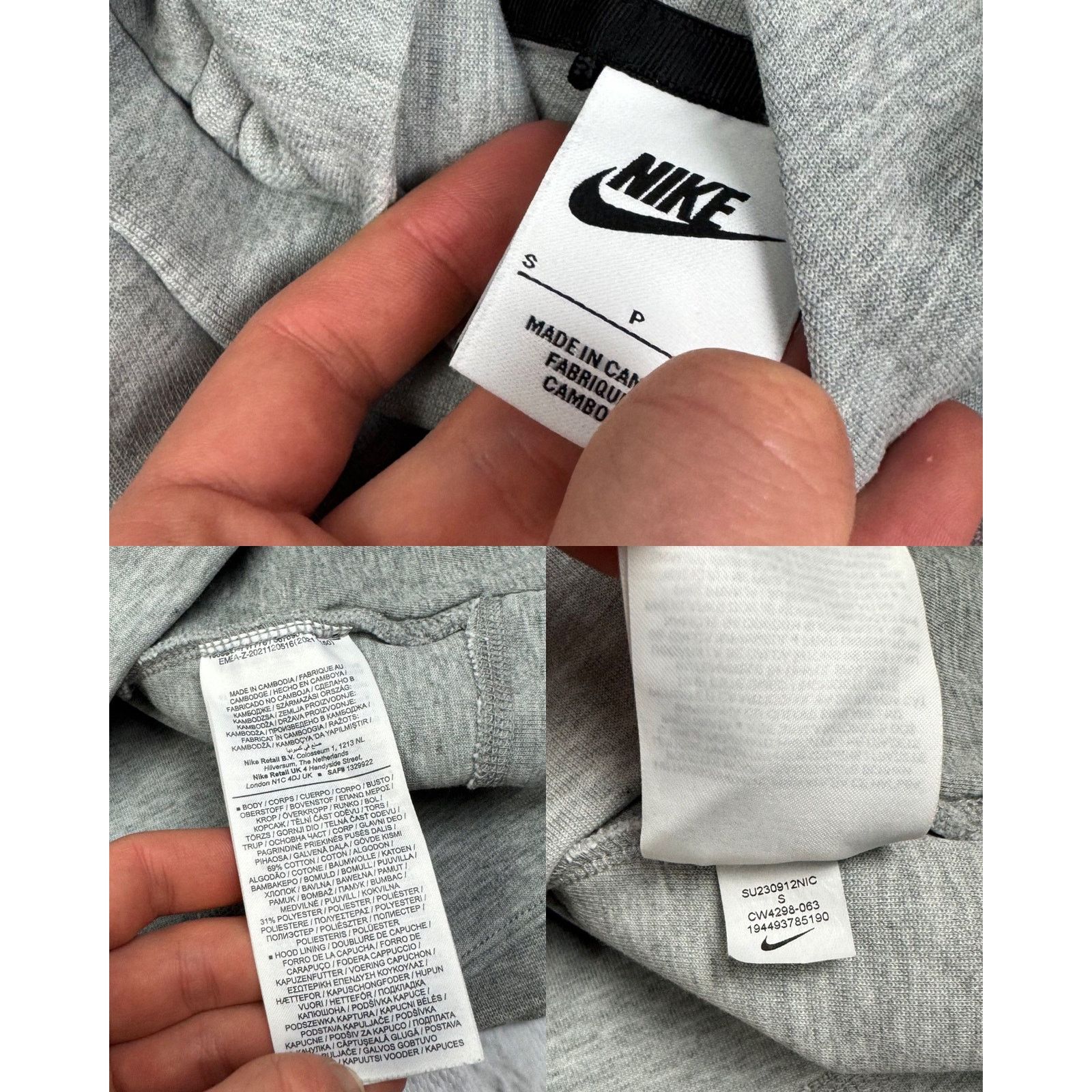 Nike Nike Sportswear Tech Fleece Windrunner Women Full Zip Hoodie Size S / US 4 / IT 40 - 3 Thumbnail