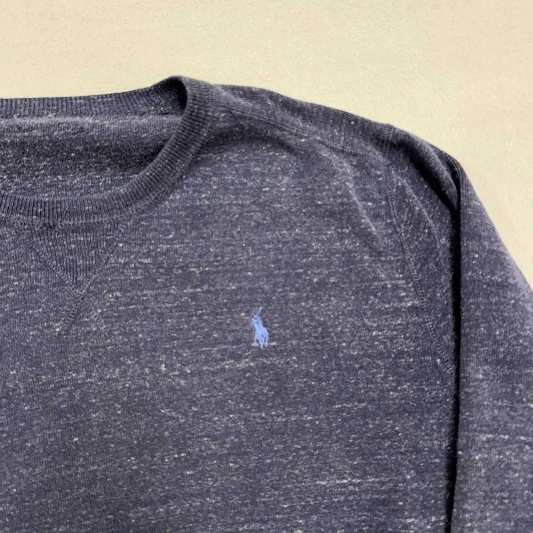 Polo Ralph Lauren Polo Ralph Lauren Sweater Mens Large Blue Heather Knit Crewneck Pullover Pony Size US L / EU 52-54 / 3 - 3 Thumbnail