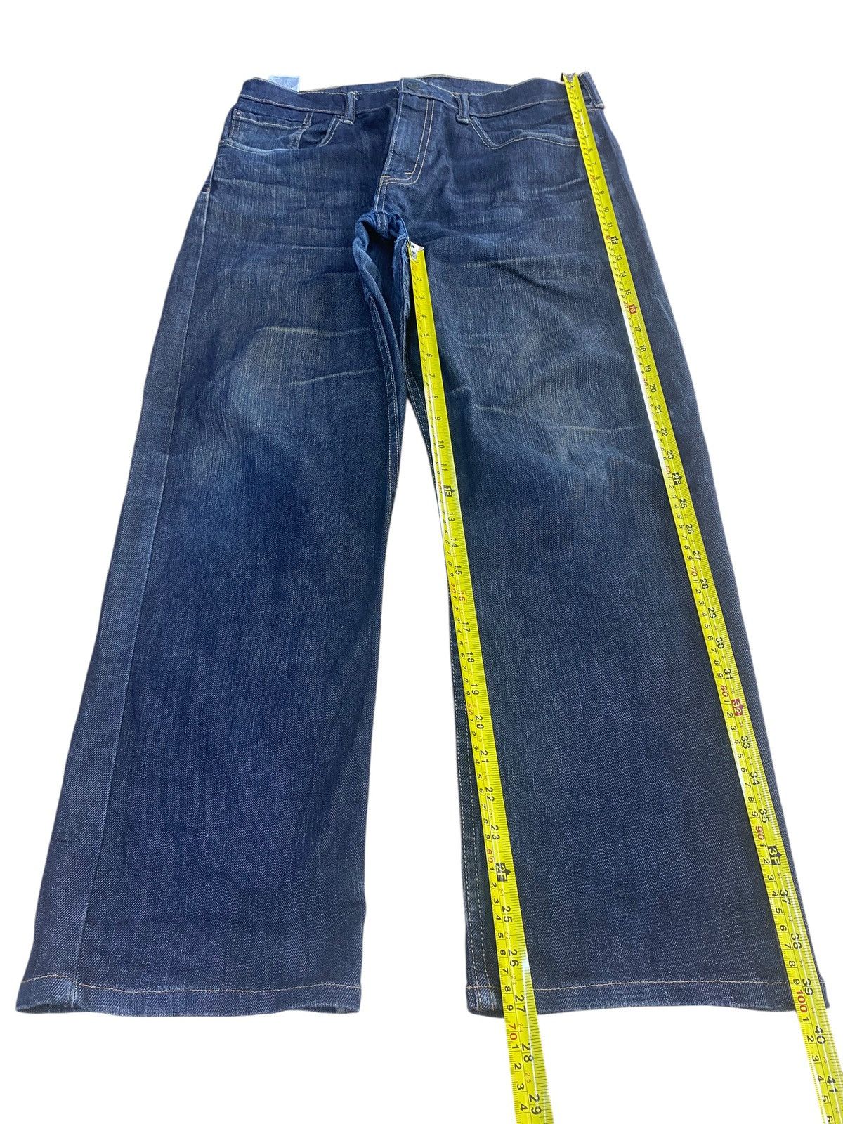 Levi's Levi’s 505 Dark Blue Wash Style Loose Jeans Size US 33 - 6 Thumbnail