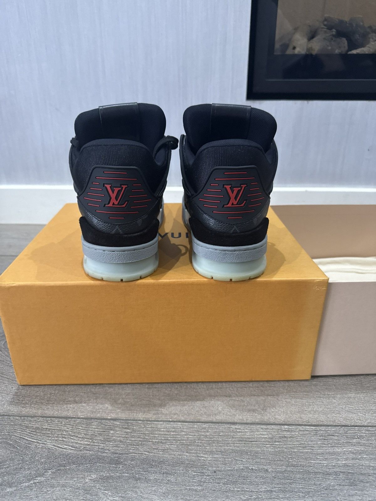 Louis Vuitton Louis Vuitton Eclipse Hi-tops RARE Size US 7 / EU 40 - 6 Thumbnail